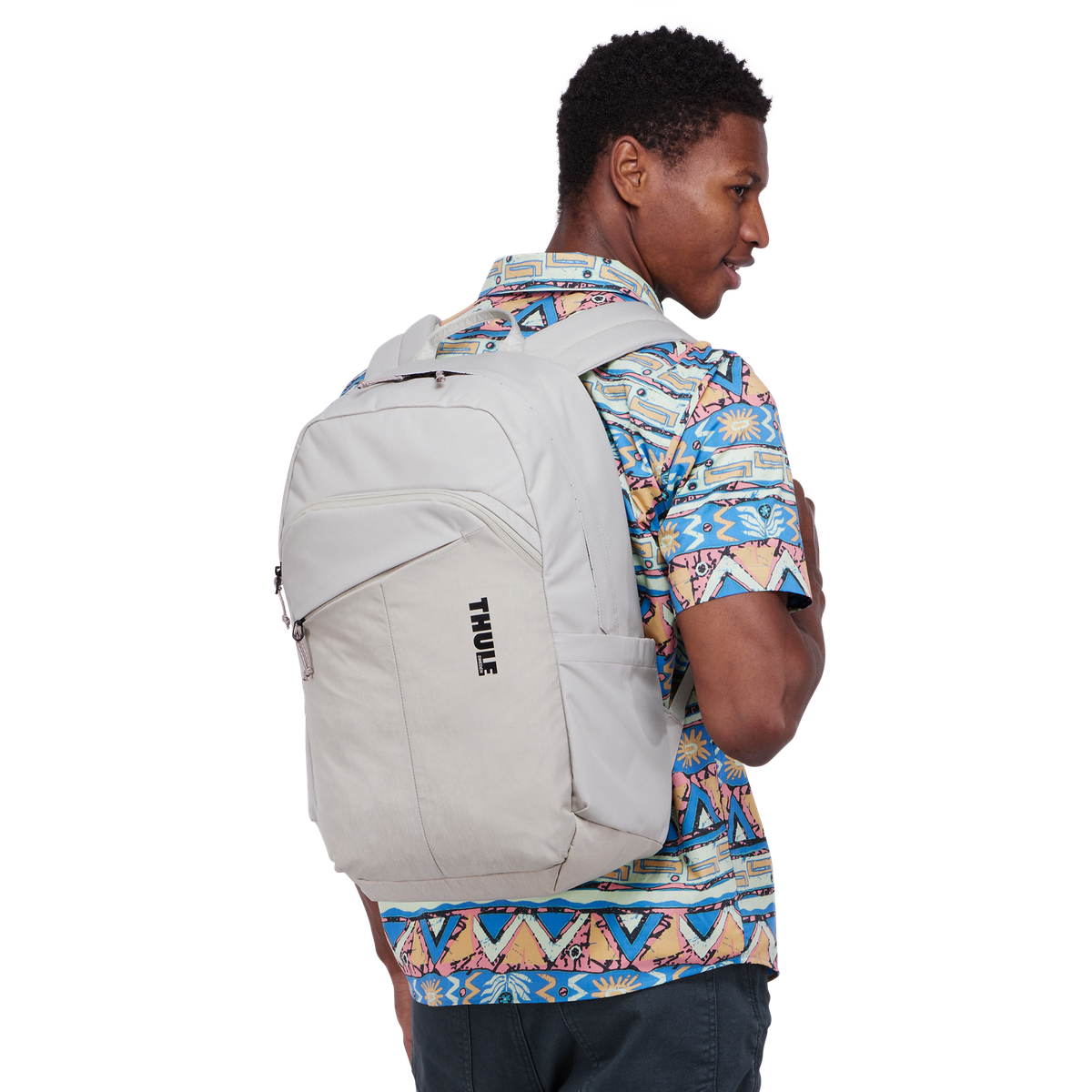 Thule Indago Backpack 23L in Soft Sand — lifestyle