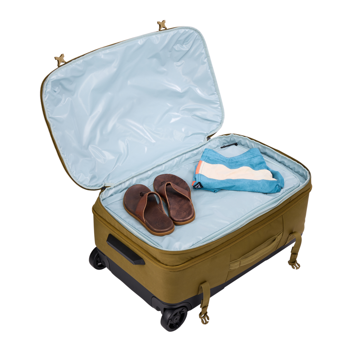 Thule Aion Wheeled Duffel Bag 70cm/28" in Nutria Brown — interior view 2