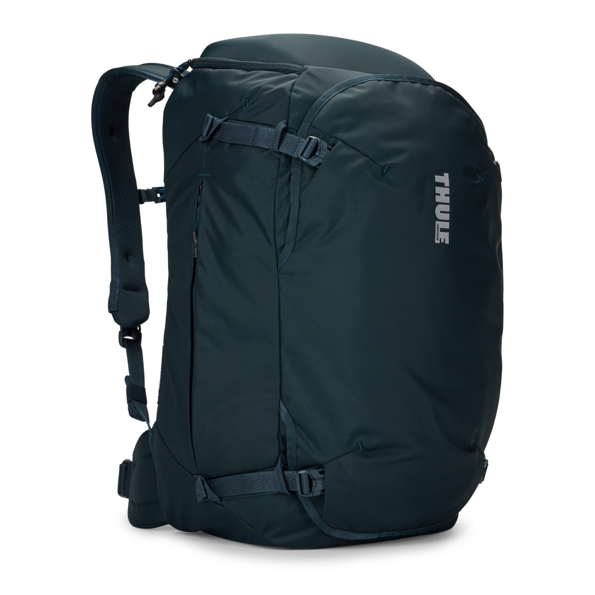 Thule Landmark 40L in Darkest Blue — front view # color_Darkest Blue