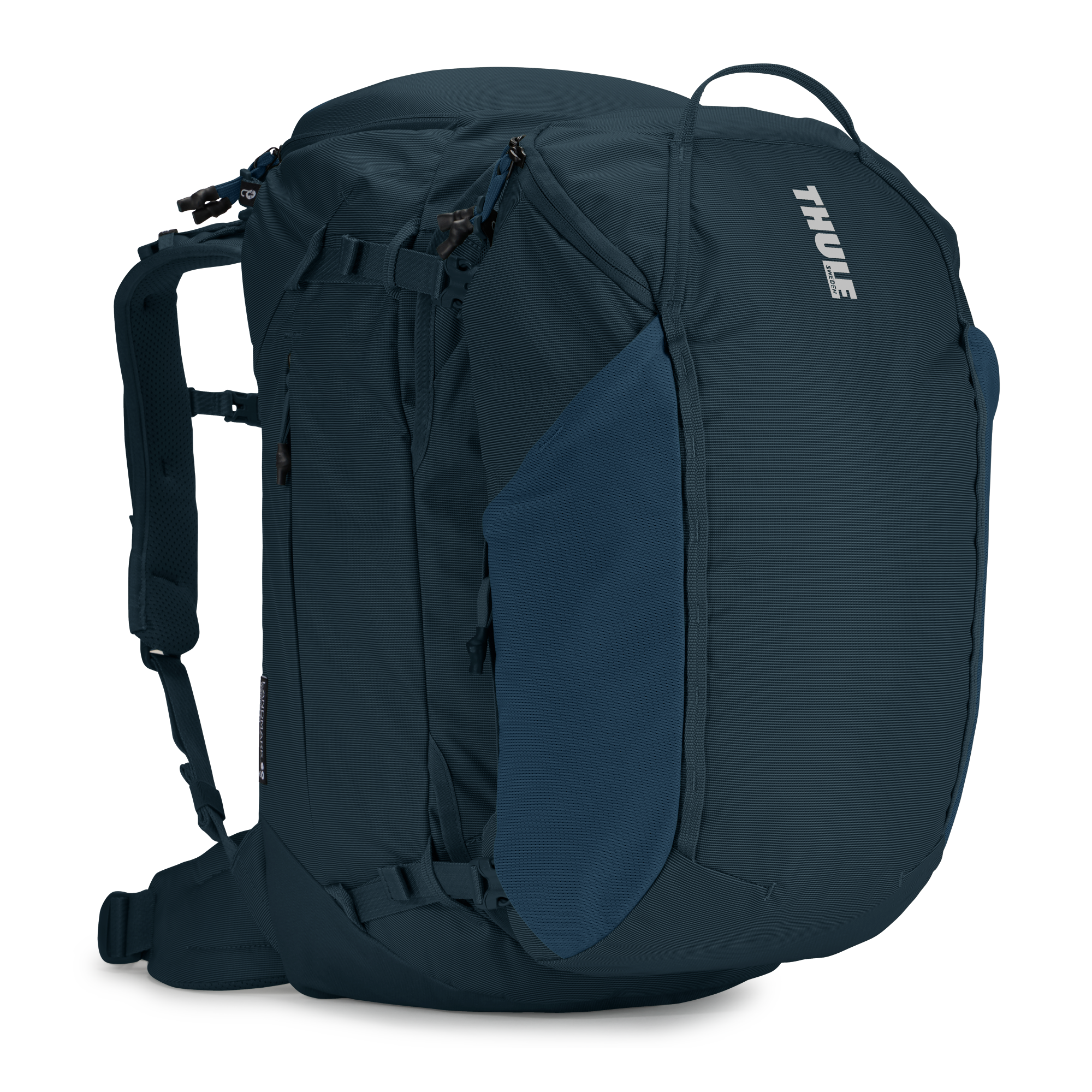 Thule Landmark 60L Women's in Darkest Blue — front view # color_Darkest Blue
