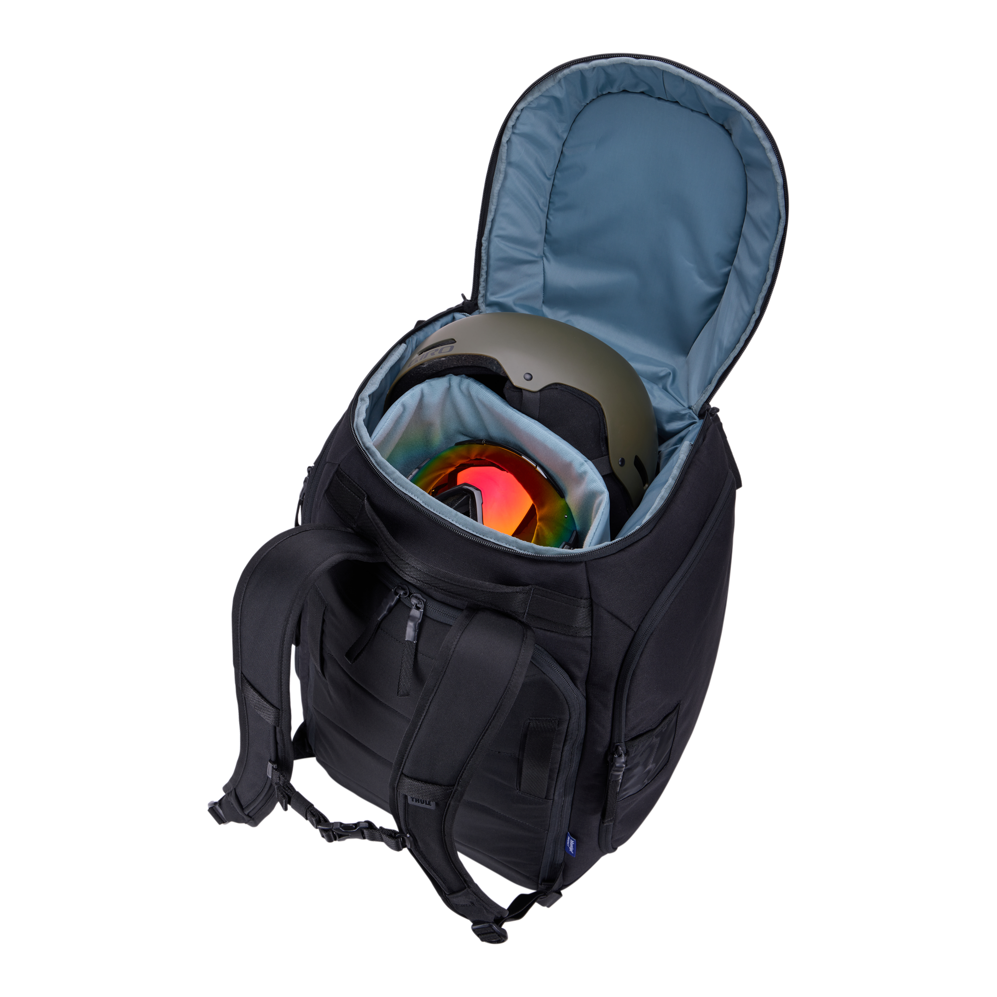 Thule RoundTrip Boot Backpack 60L in Black — interior view 2 # color_Black