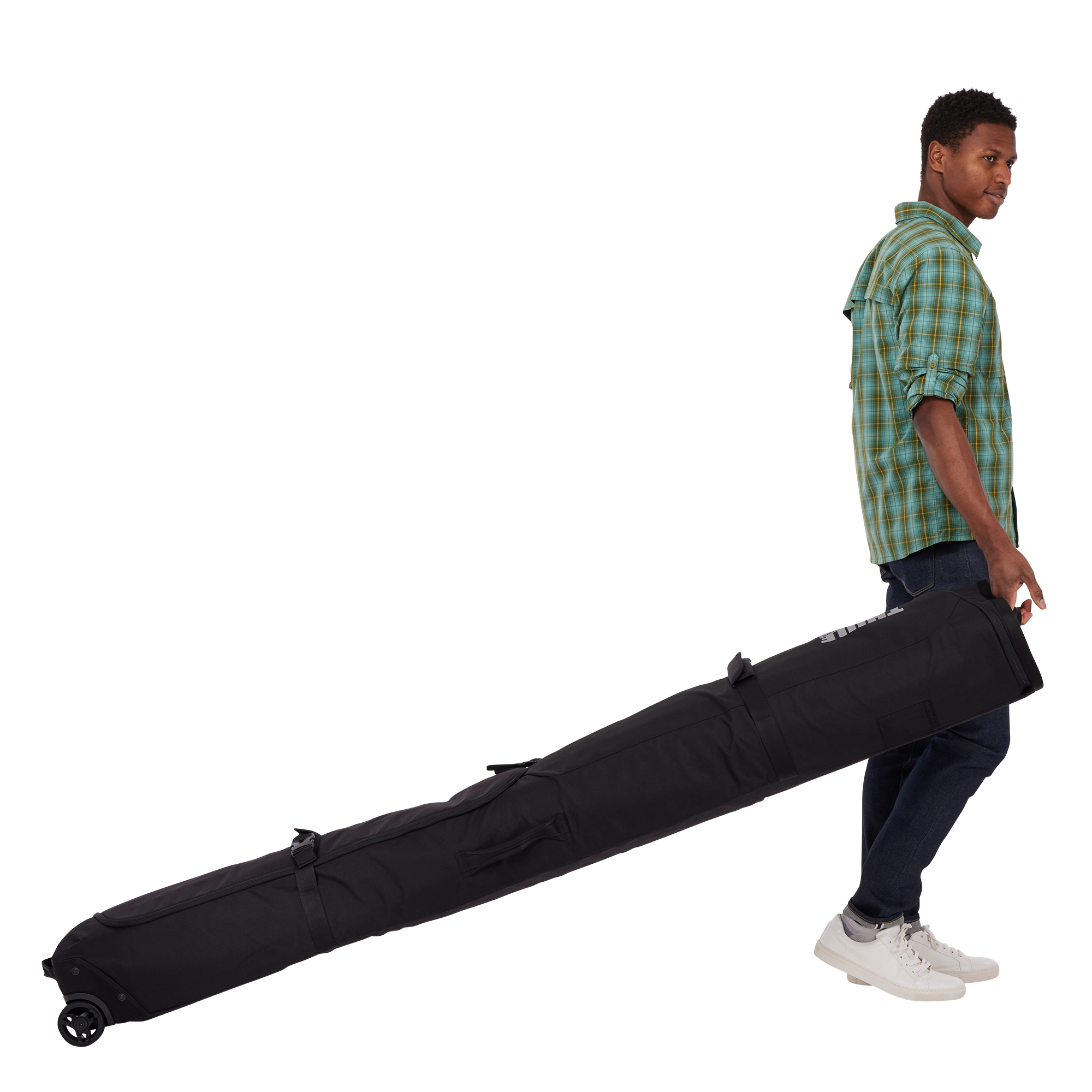Thule RoundTrip Ski Roller 192cm in Black — lifestyle # color_Black