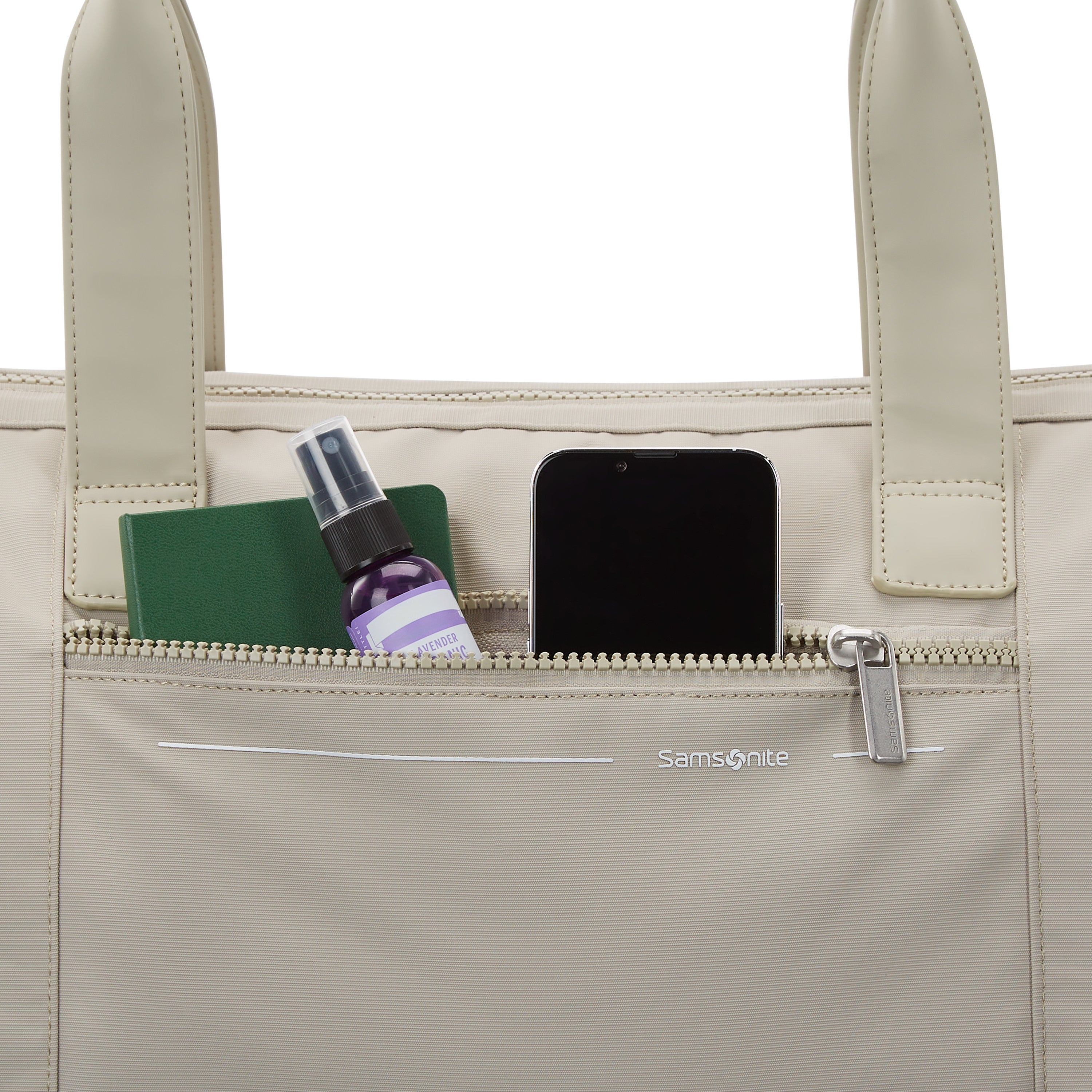 Samsonite Companion Bags Better Than Basic Drop Bottom Weekender - Limestone Grey