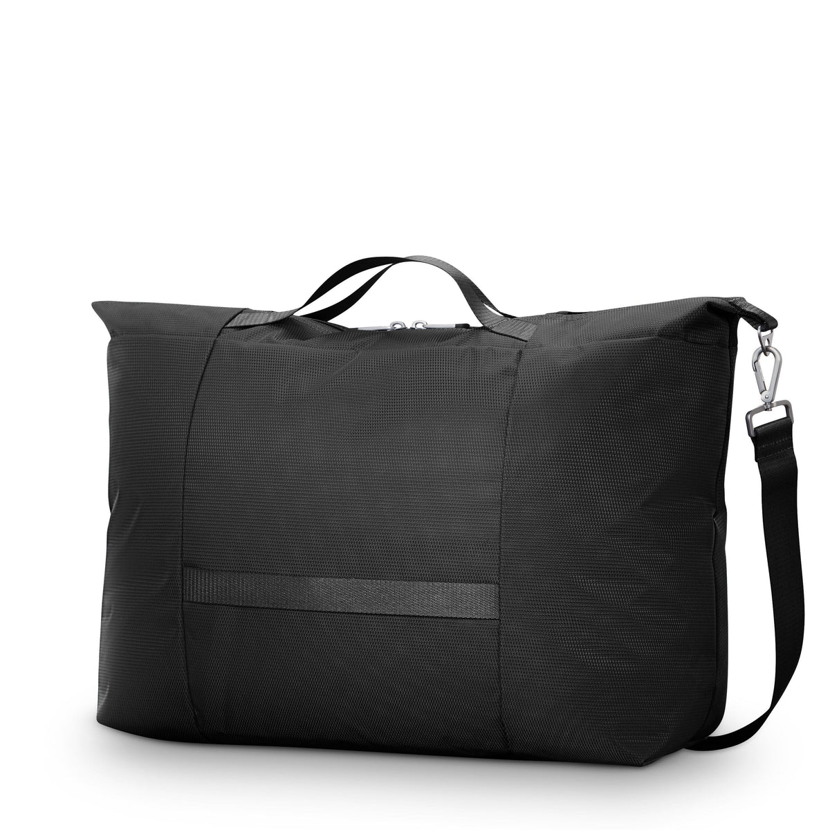 Samsonite Uplift Foldable Weekender Duffel in Black — back view