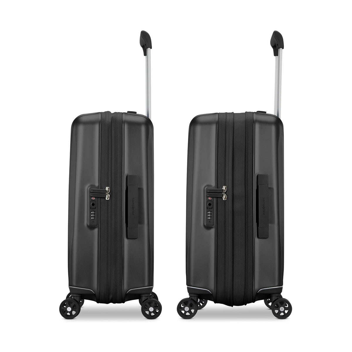Samsonite Uplift Hardside Carry-On Spinner in Phantom Black — detail view 4