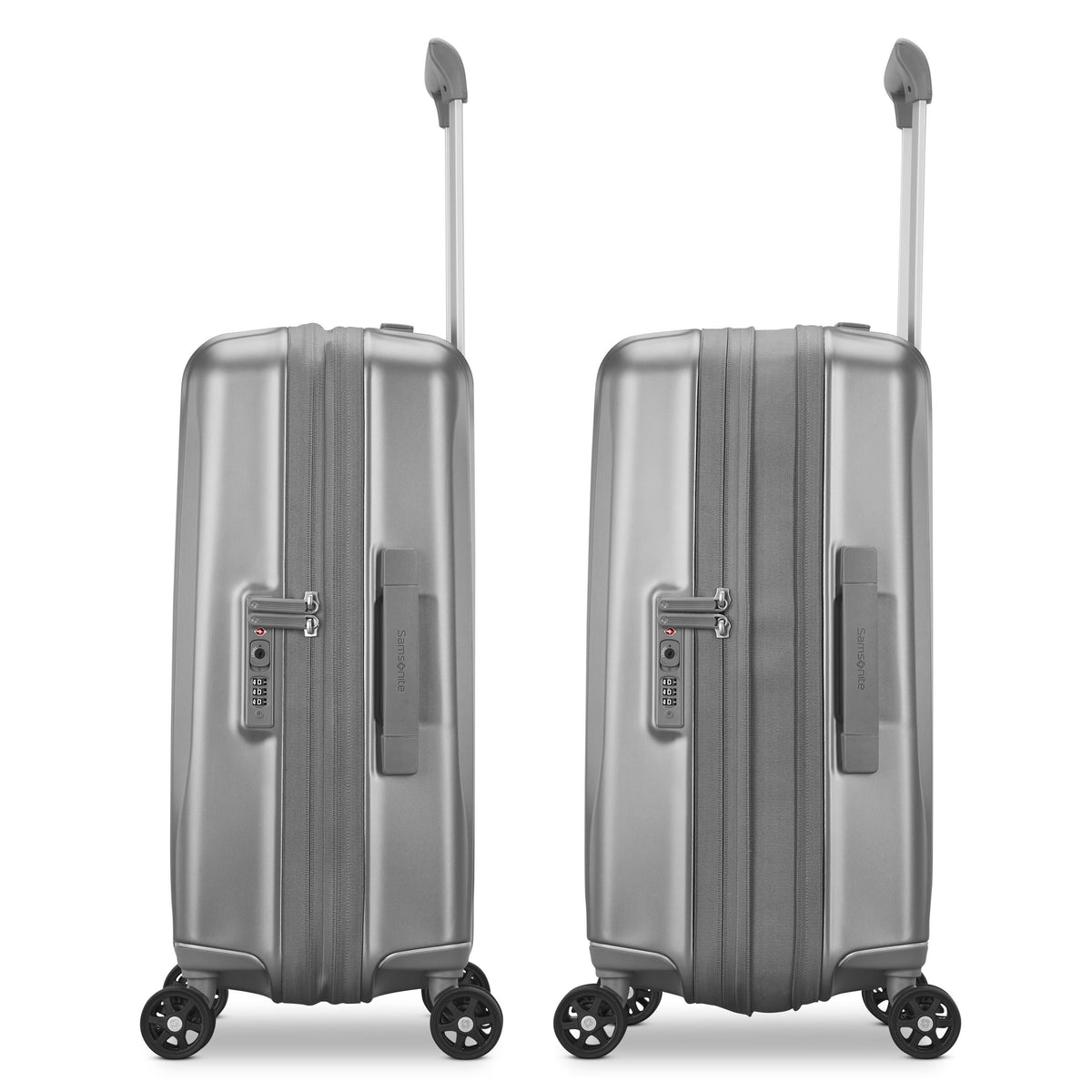 Samsonite Uplift Hardside Carry-On Spinner in Silver Shimmer — detail view 3
