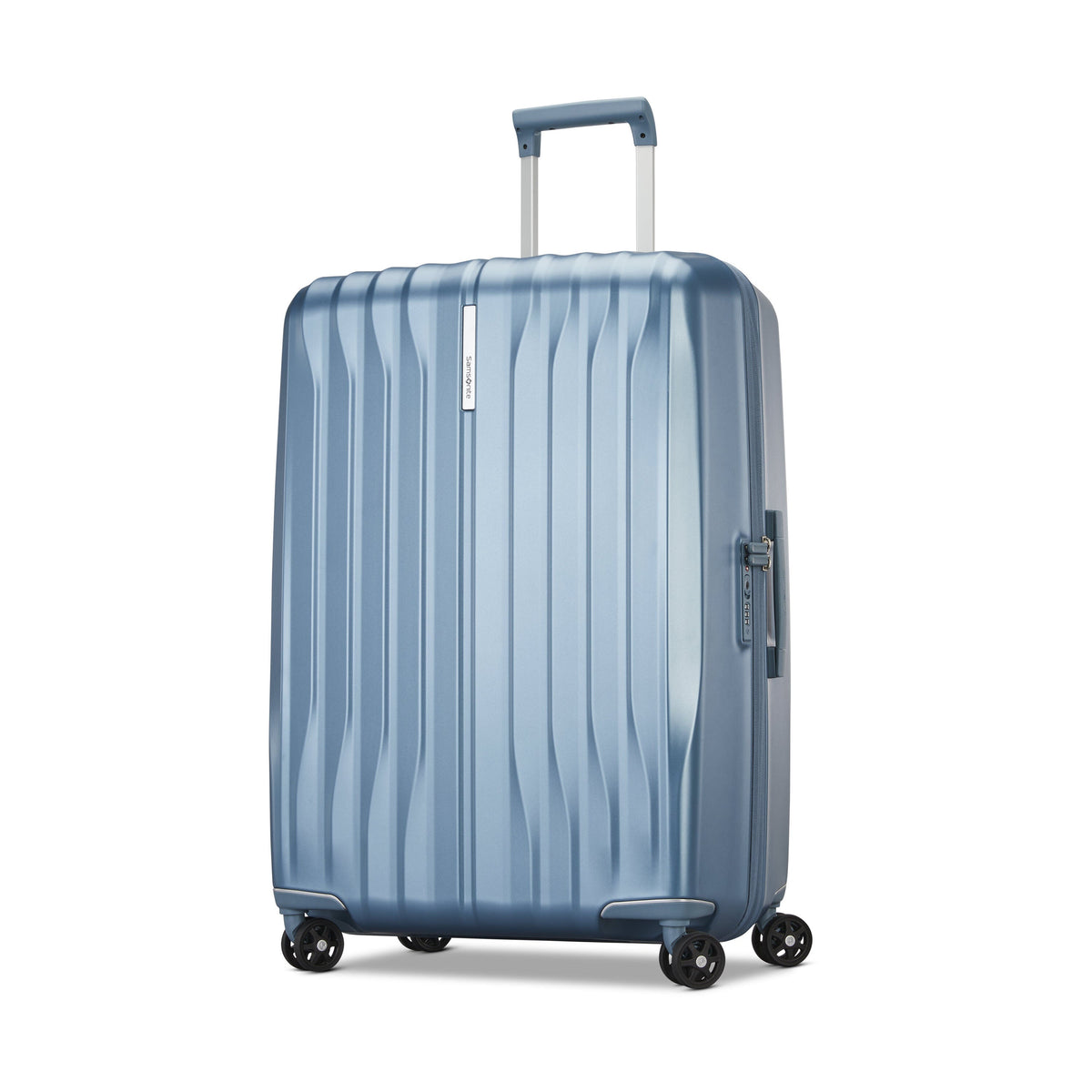 Samsonite Uplift Hardside Large Spinner in Elemental Blue — front view