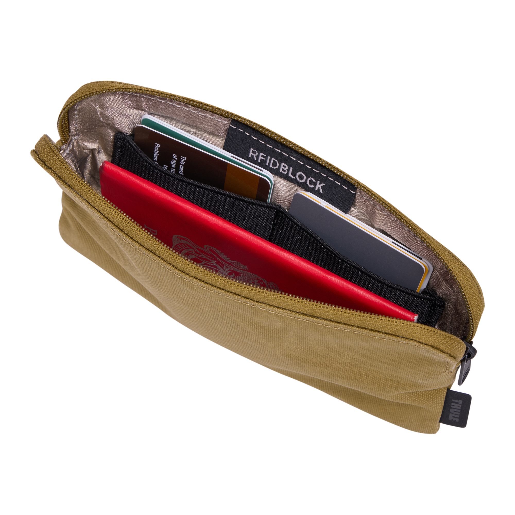 Thule Aion Travel Organizer in Nutria Brown — interior view 2 # color_Nutria Brown