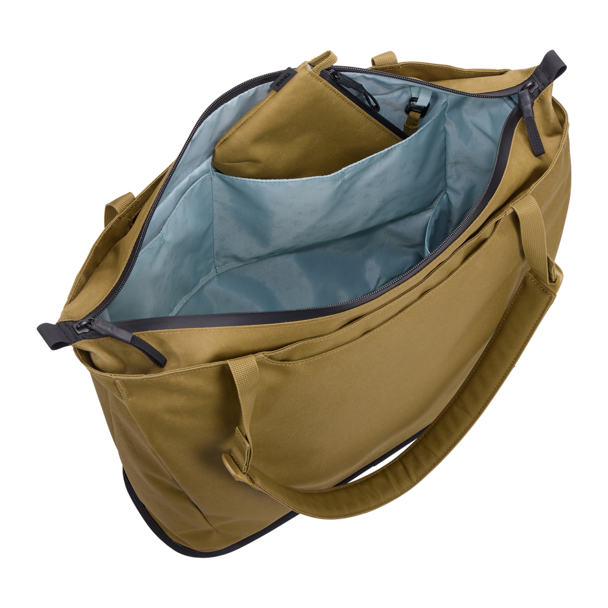 Thule Aion Tote Bag in Nutria Brown — interior view # color_Nutria Brown