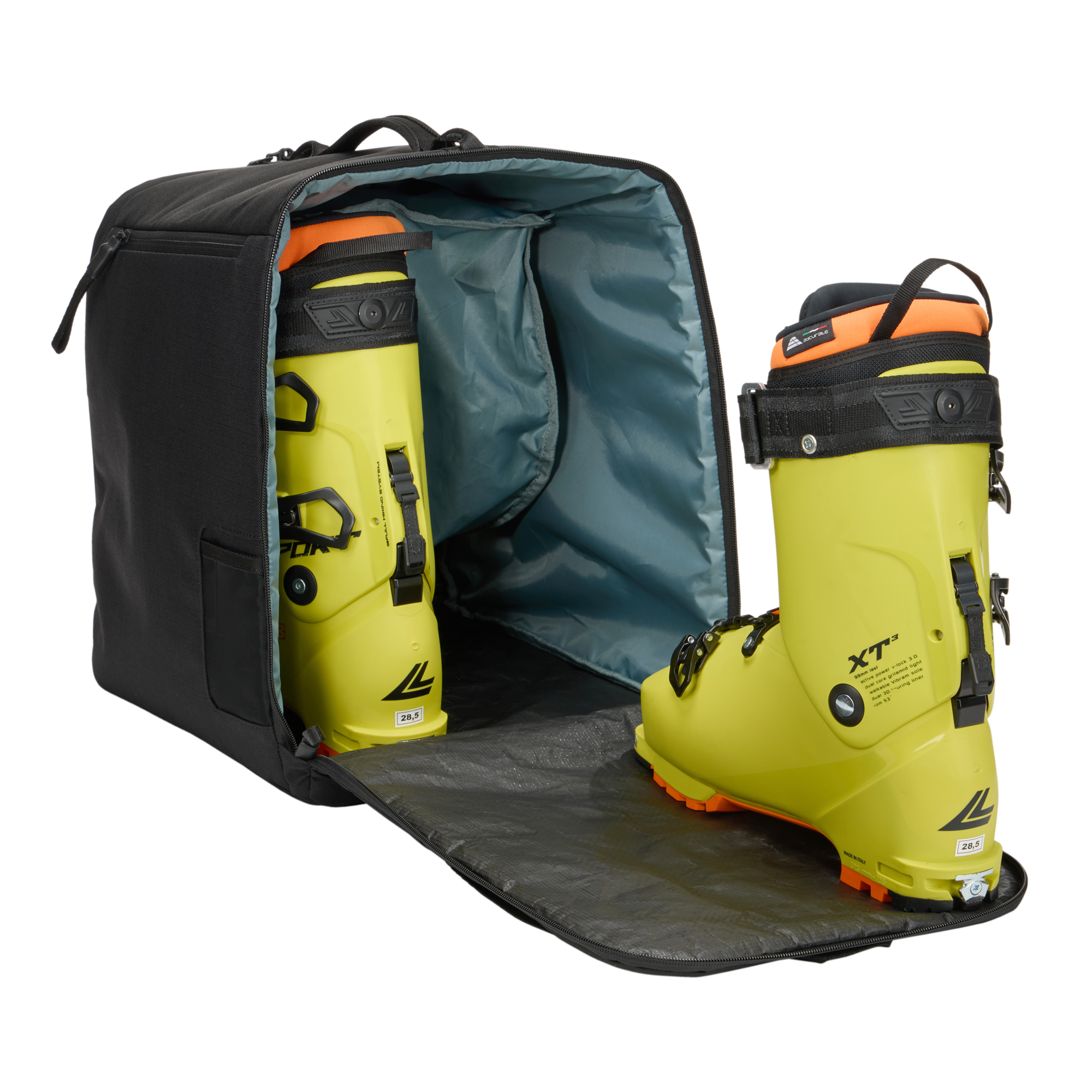 Thule RoundTrip Boot Bag 35L in Black — interior view # color_Black