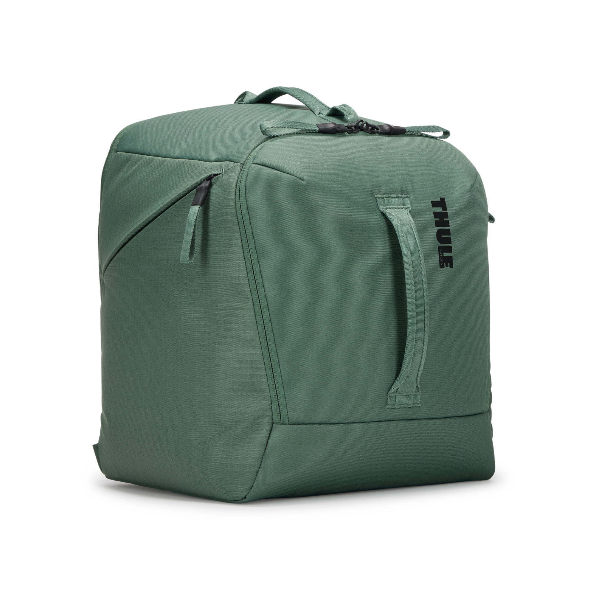 Thule RoundTrip Boot Bag 35L in Hazy Green — front view # color_Hazy Green