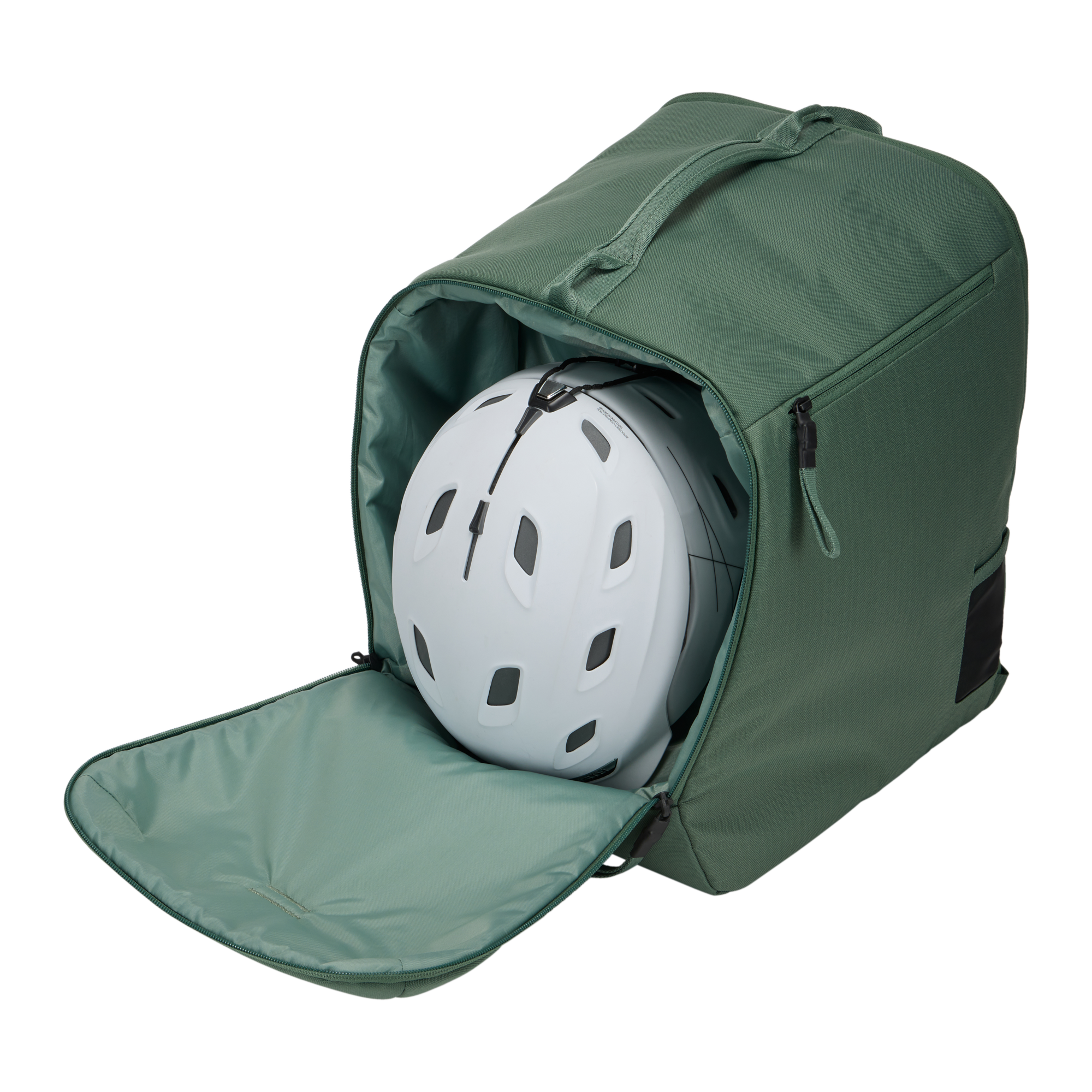Thule RoundTrip Boot Bag 35L in Hazy Green — interior view 2 # color_Hazy Green