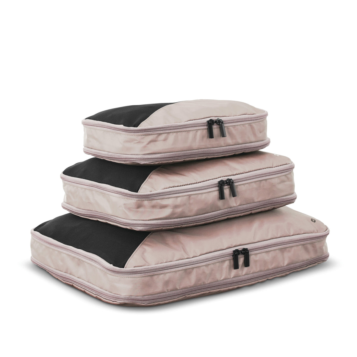Samsonite 3-Piece Compression Packing Cubes in Dusty Rose — angle view 3
