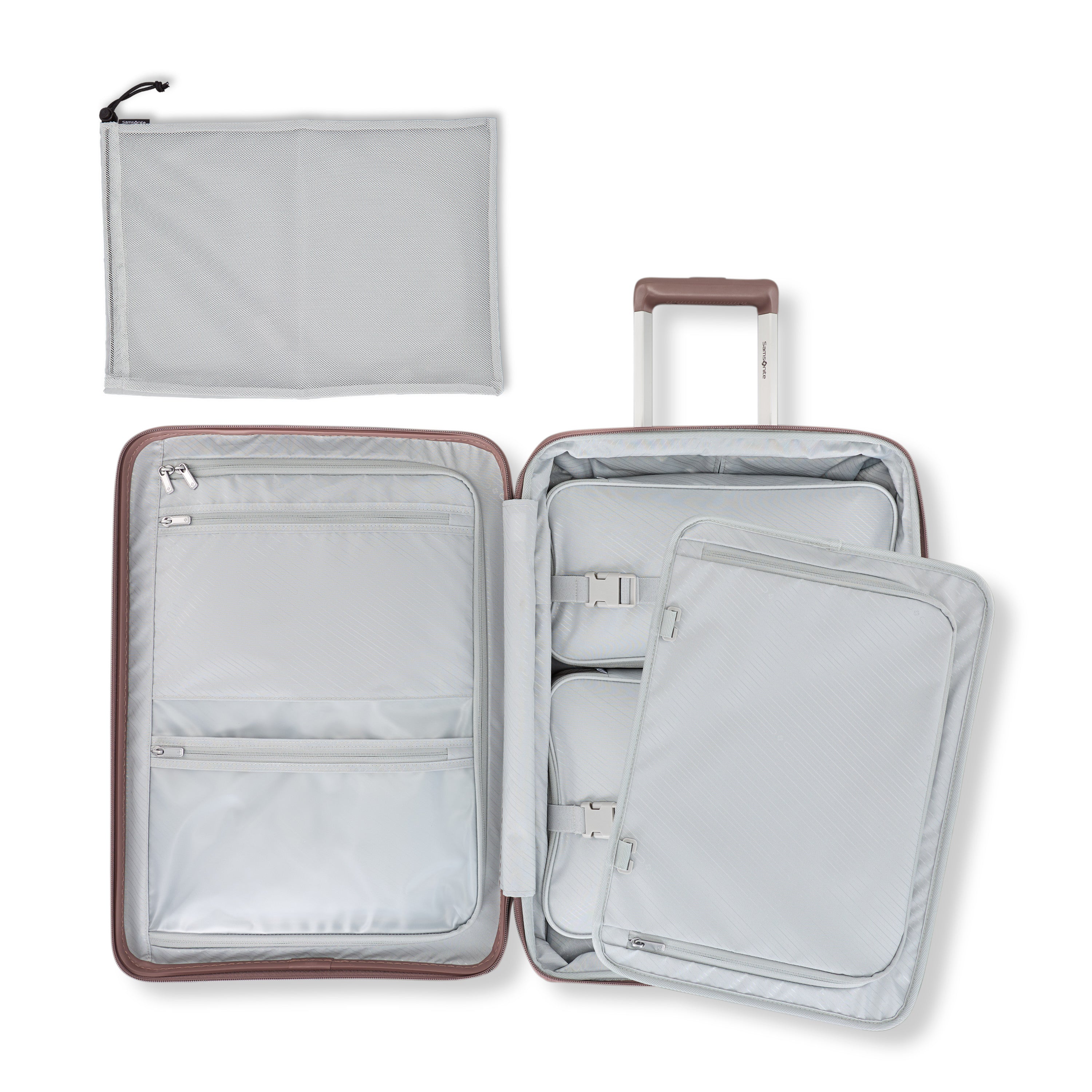 Samsonite Elevation Plus Hardside Classic Carry-On Spinner - Chocolate Mauve