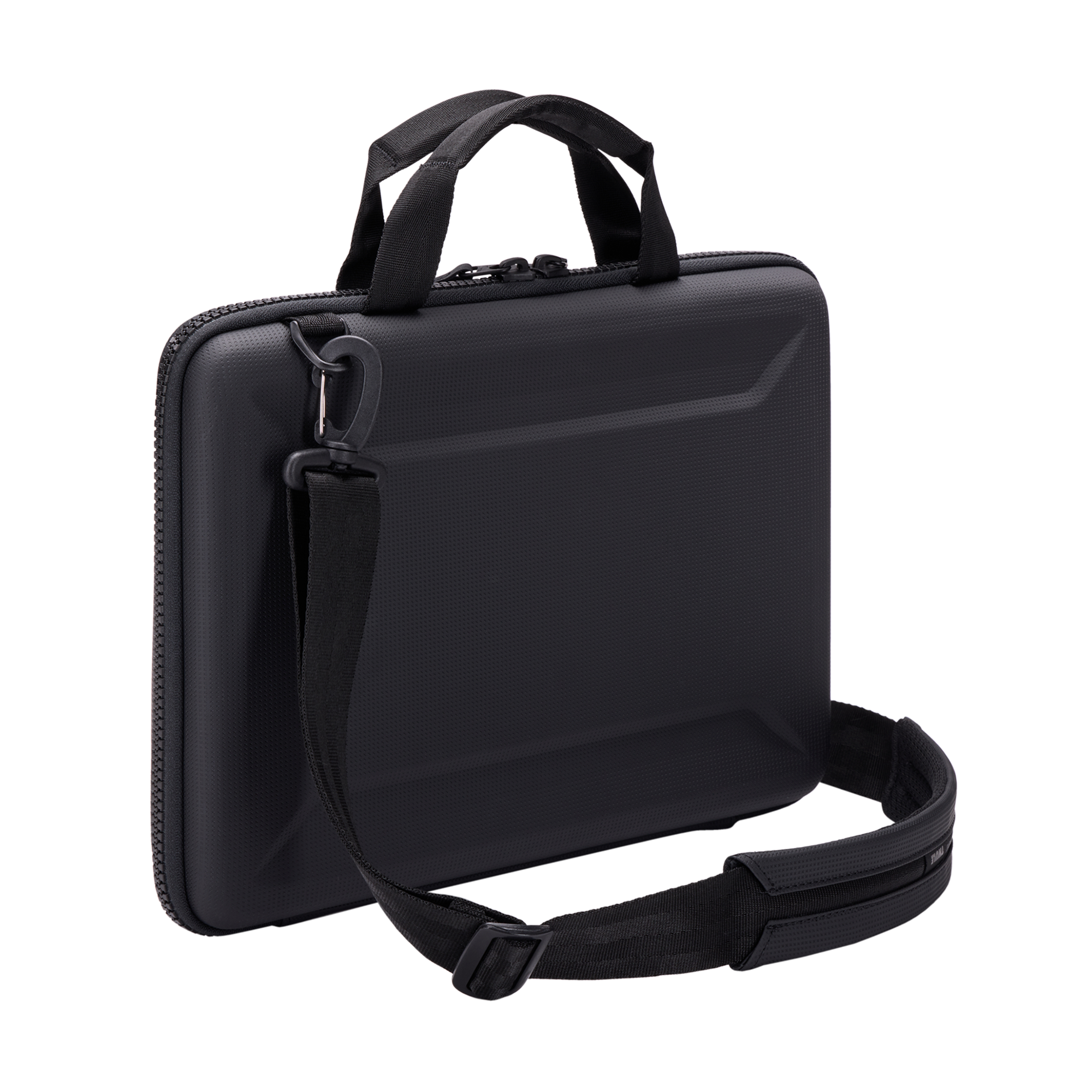 Thule Gauntlet MacBook Pro Attaché 14" in Black — back view # color_Black