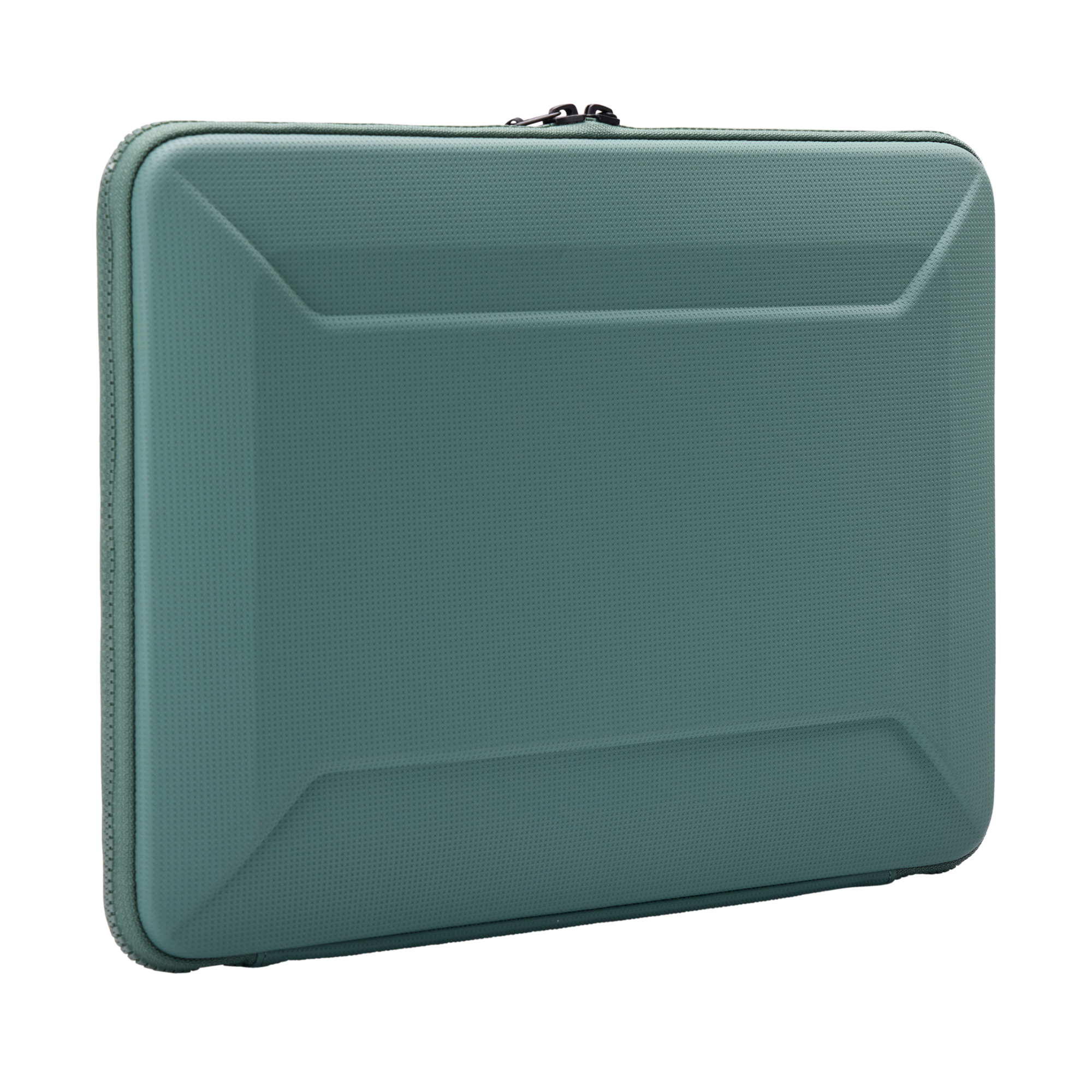 Thule Gauntlet MacBook Pro Sleeve 16" in Hazy Green — back view # color_Hazy Green