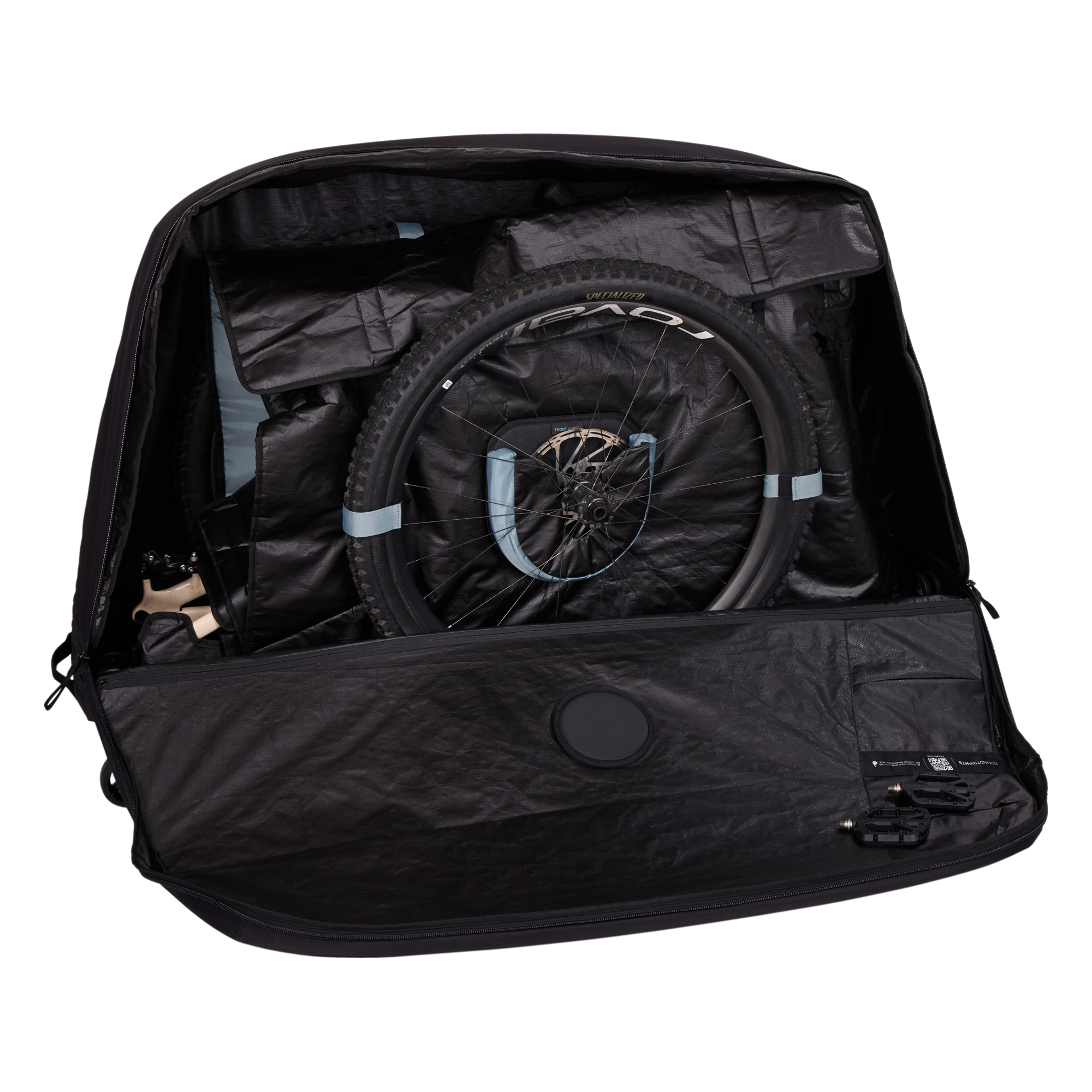 Thule RoundTrip MTB Bike Case in Black — interior view 2 # color_Black