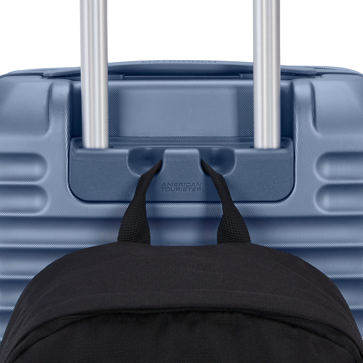 American Tourister Stratum 3.0 Carry On Spinner in Elemental Blue — detail view 2