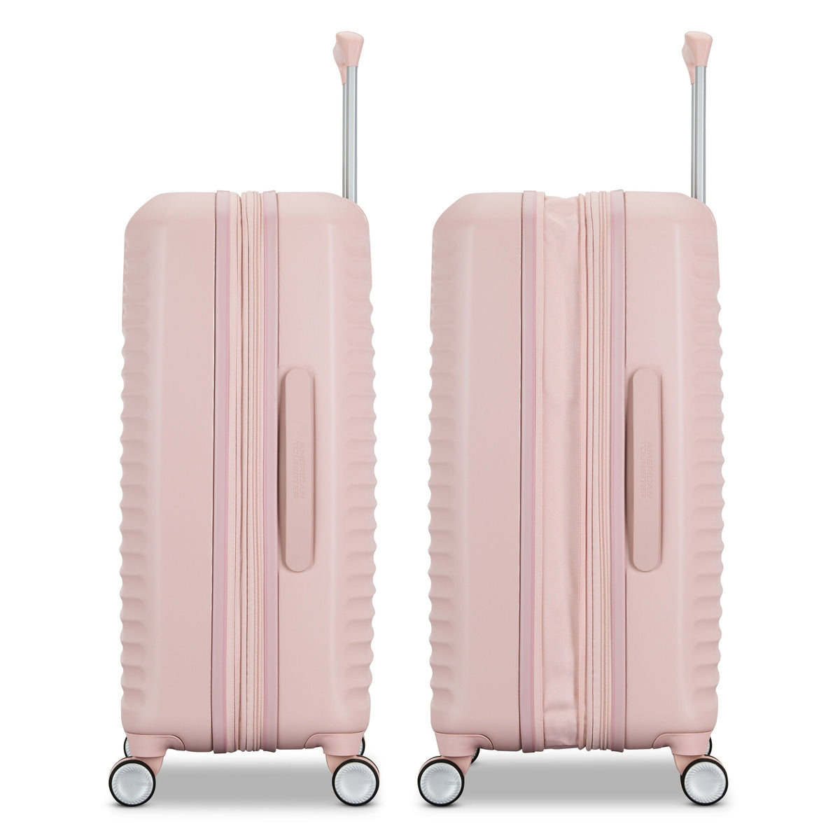 American Tourister Stratum 3.0 Medium Spinner in Pink Blush — detail view