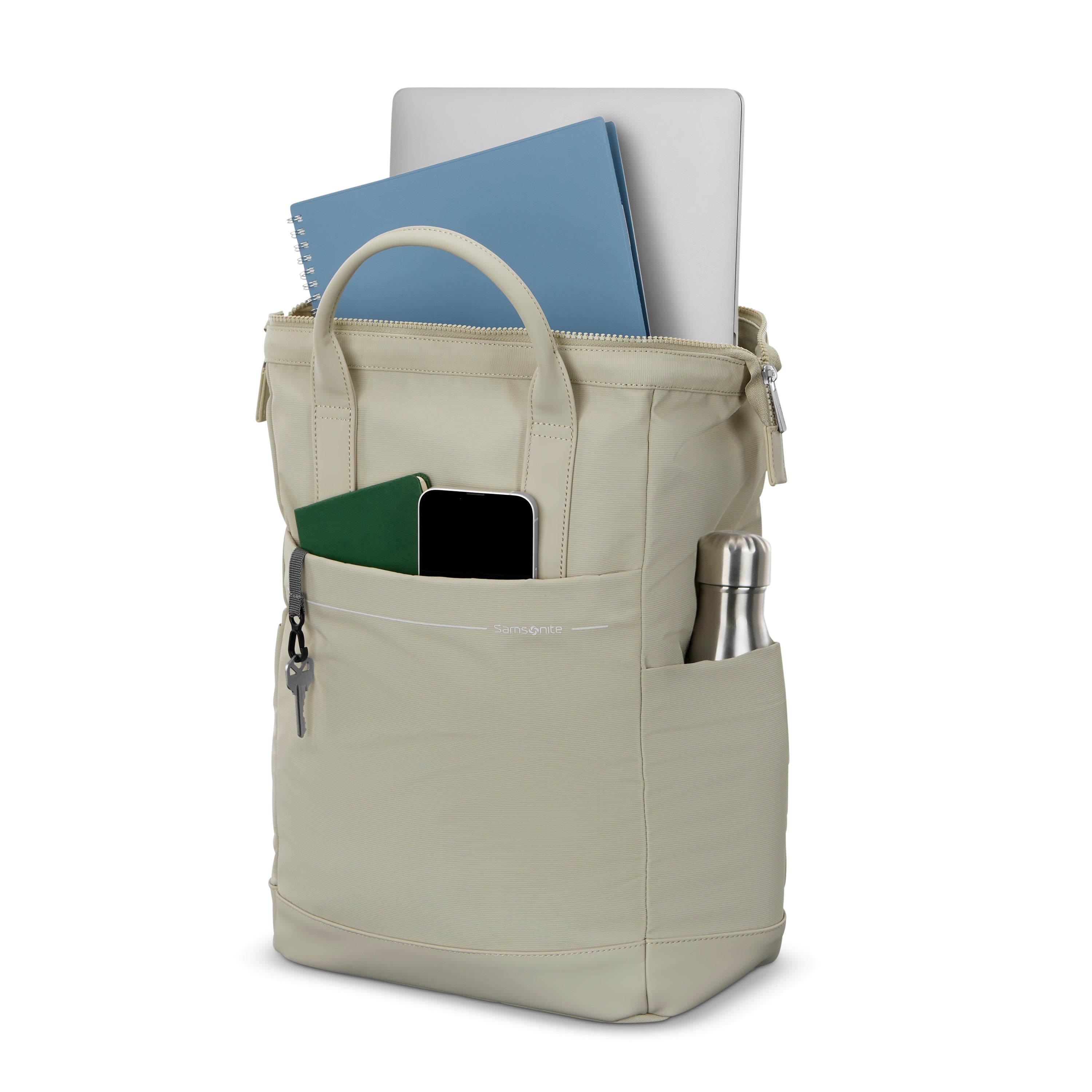 Samsonite Companion Bags Better Than Basic Convertible Backpack - Limestone Grey
