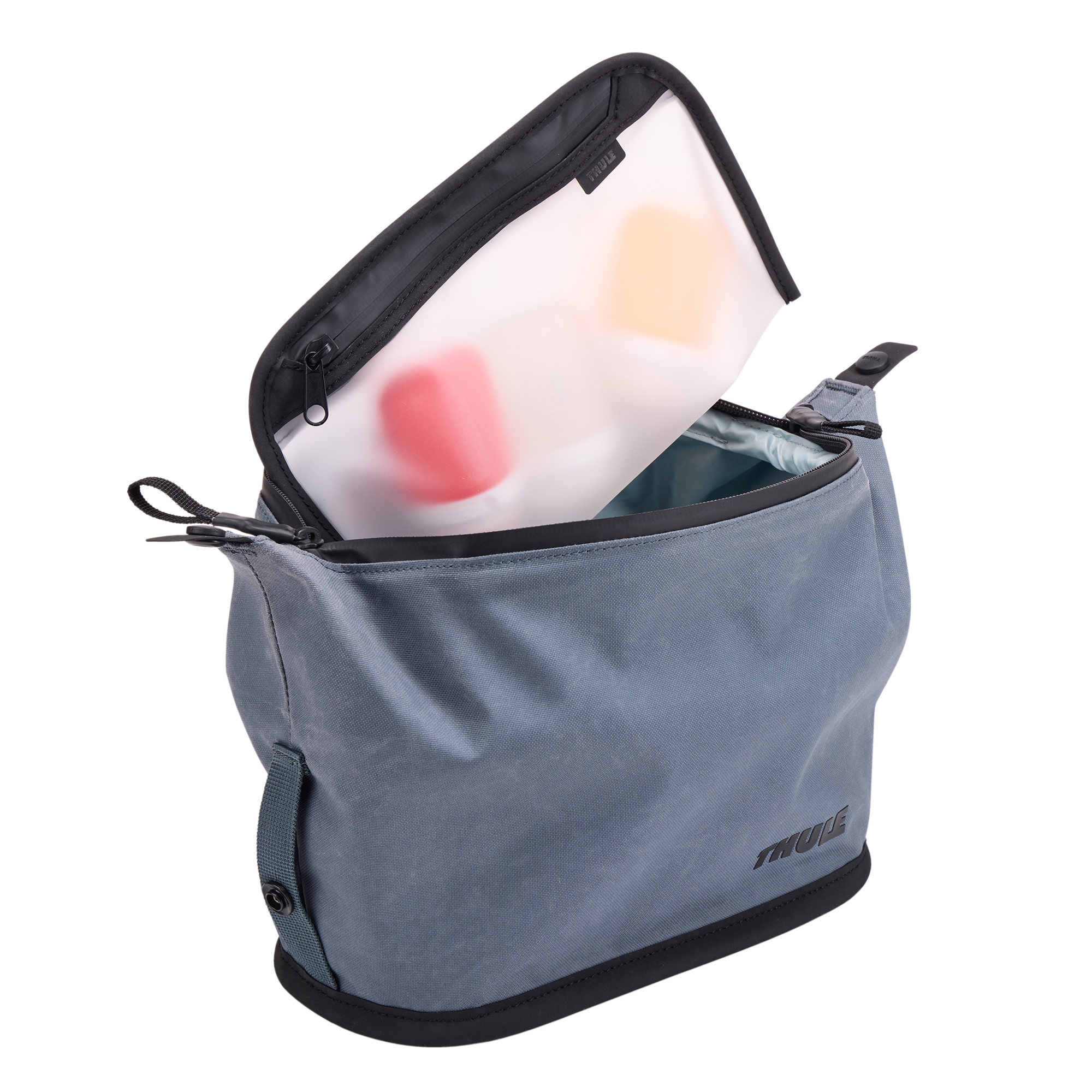 Thule Aion Toiletry Bag in Dark Slate — interior view # color_Dark Slate