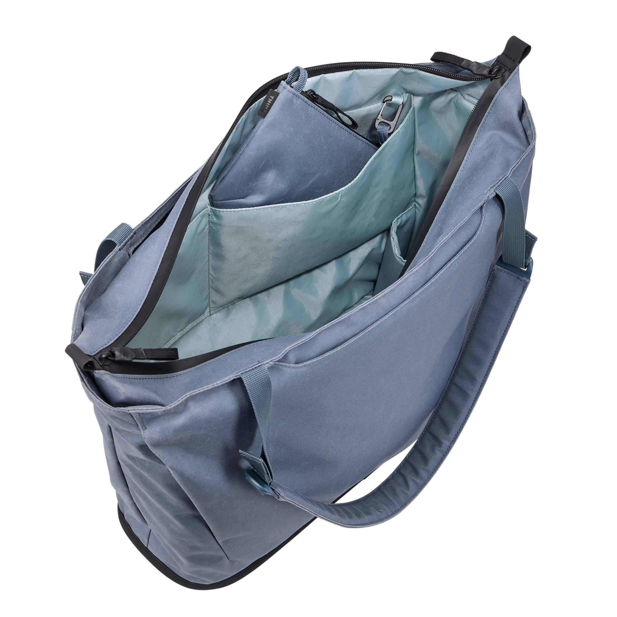 Thule Aion Tote Bag in Dark Slate — interior view # color_Dark Slate