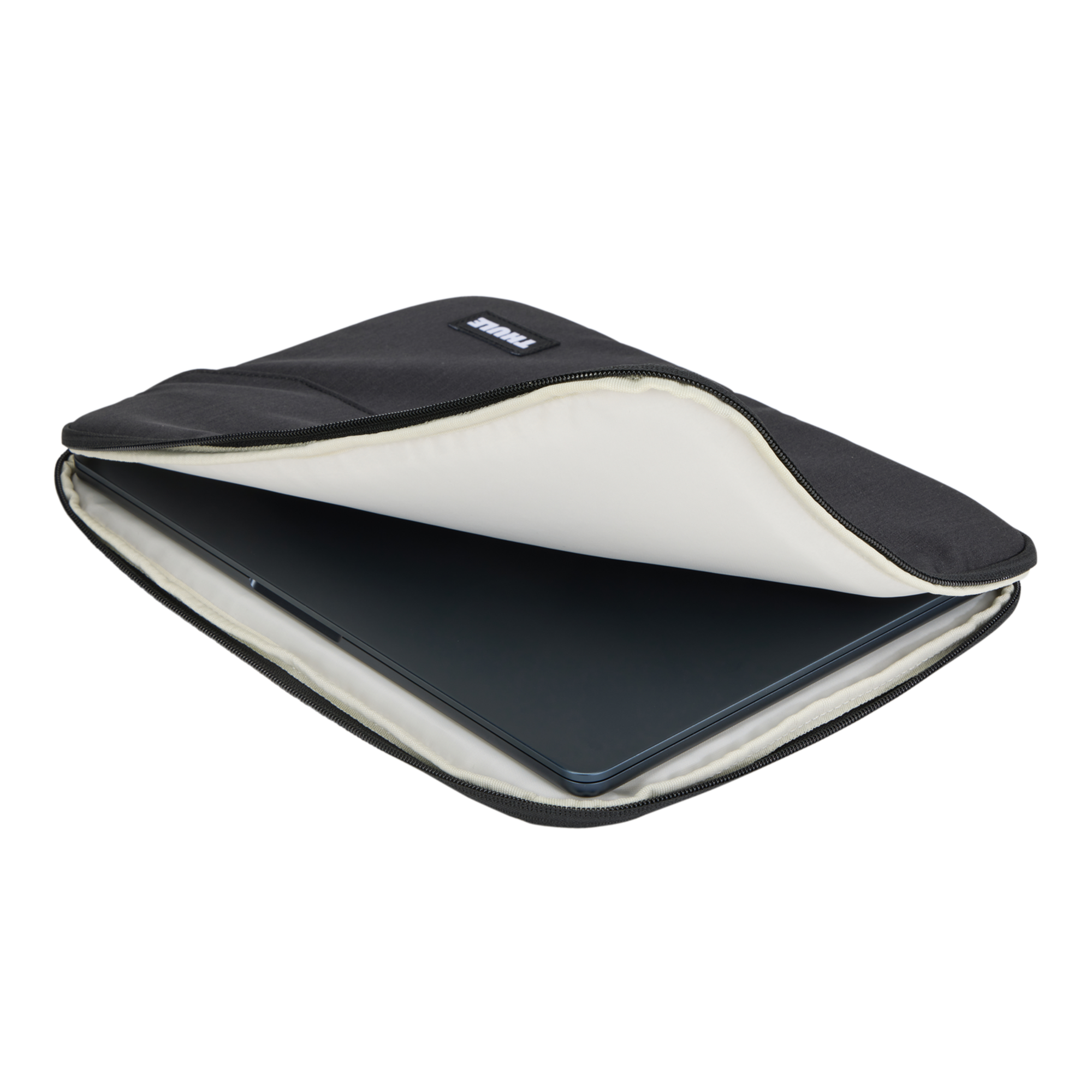 Thule Lithos Sleeve MacBook Air 13" in Black — interior view # color_Black