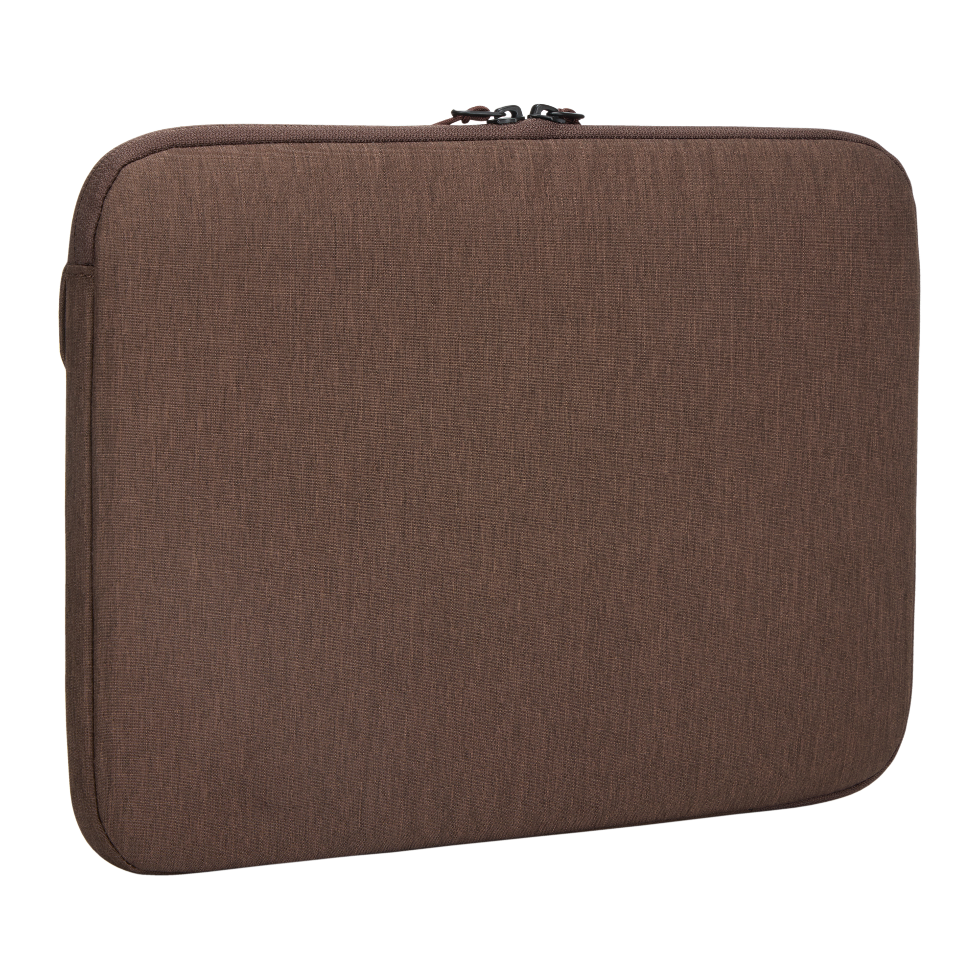 Thule Lithos Sleeve MacBook Pro 14" in Nuanced Brown — back view # color_Nuanced Brown