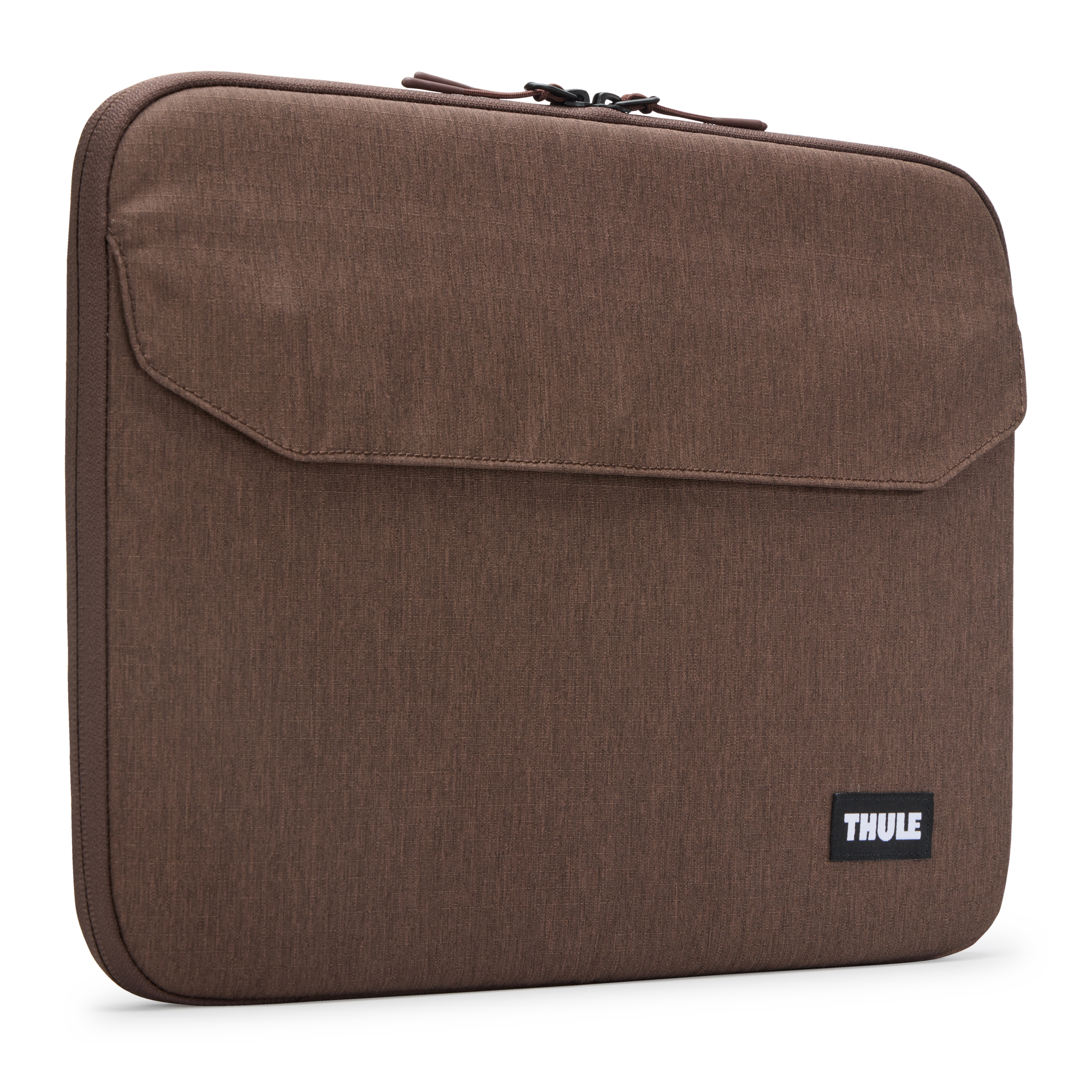 Thule Lithos Sleeve MacBook Air 15" in Nuanced Brown — front view # color_Nuanced Brown
