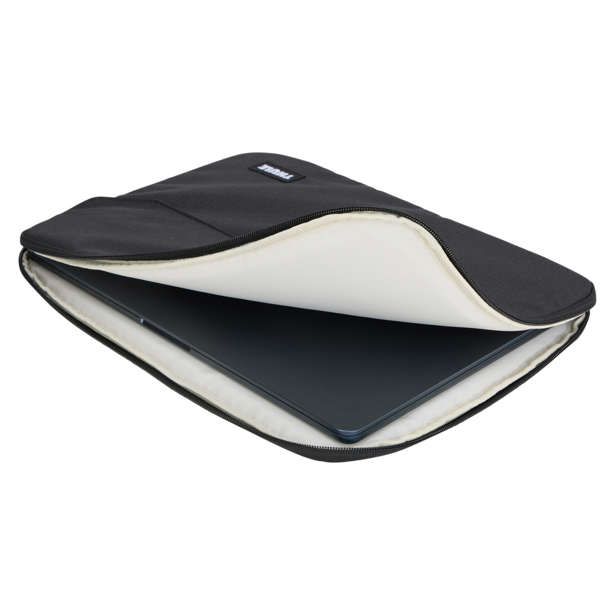 Thule Lithos Sleeve MacBook Air 15" in Black — interior view # color_Black