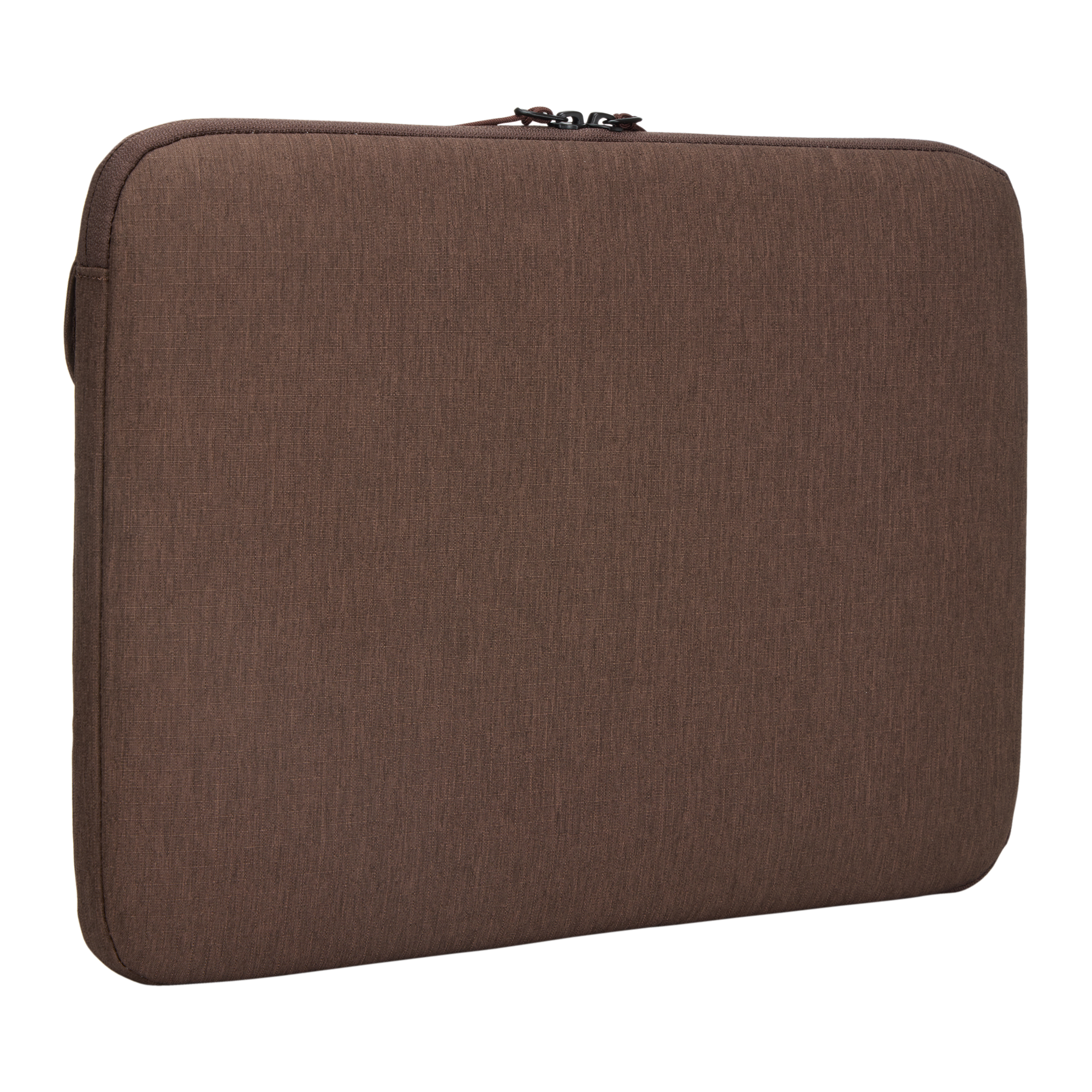 Thule Lithos Sleeve MacBook Pro 16" in Nuanced Brown — back view # color_Nuanced Brown