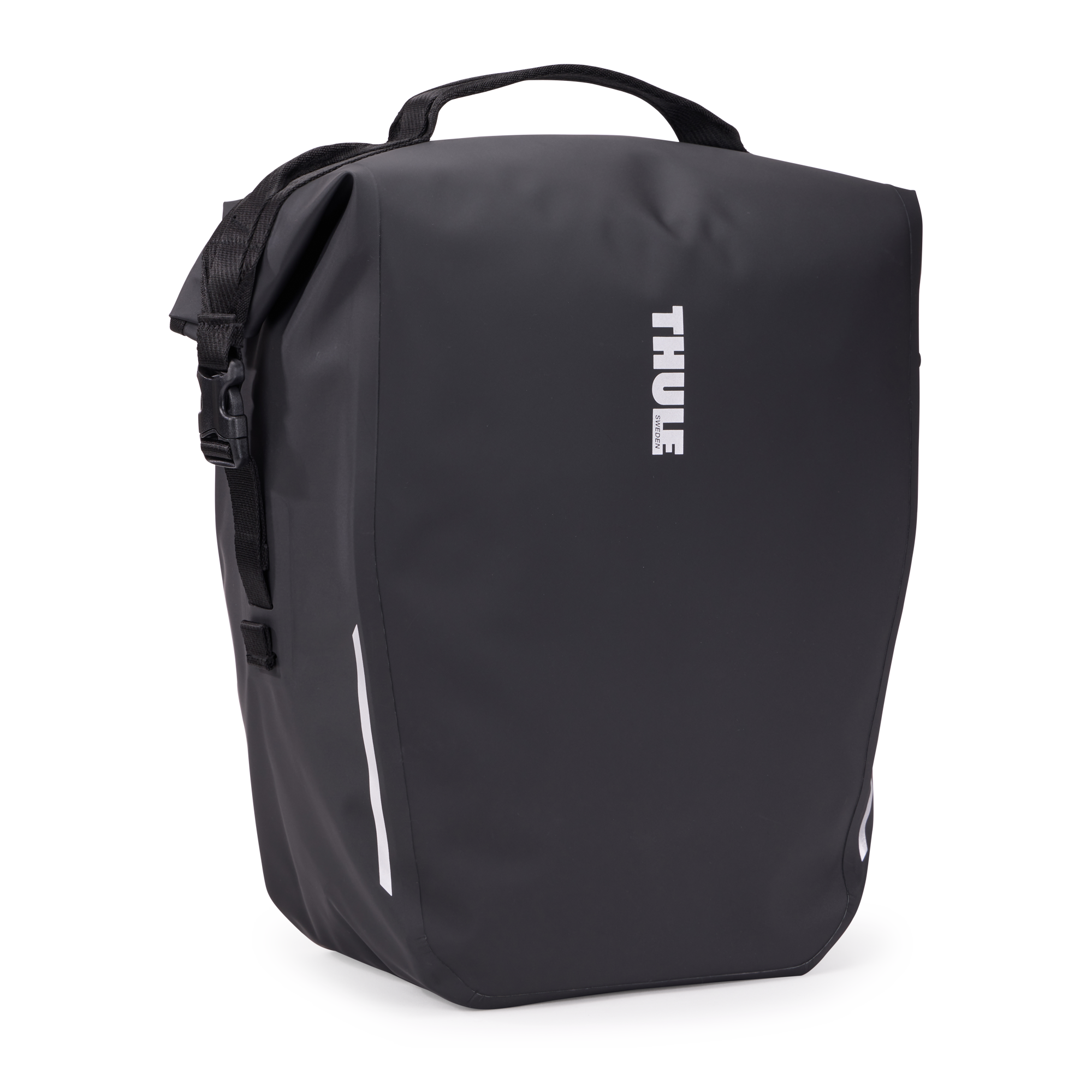 Thule Shield Pannier with InLock 22L in Black — front view # color_Black