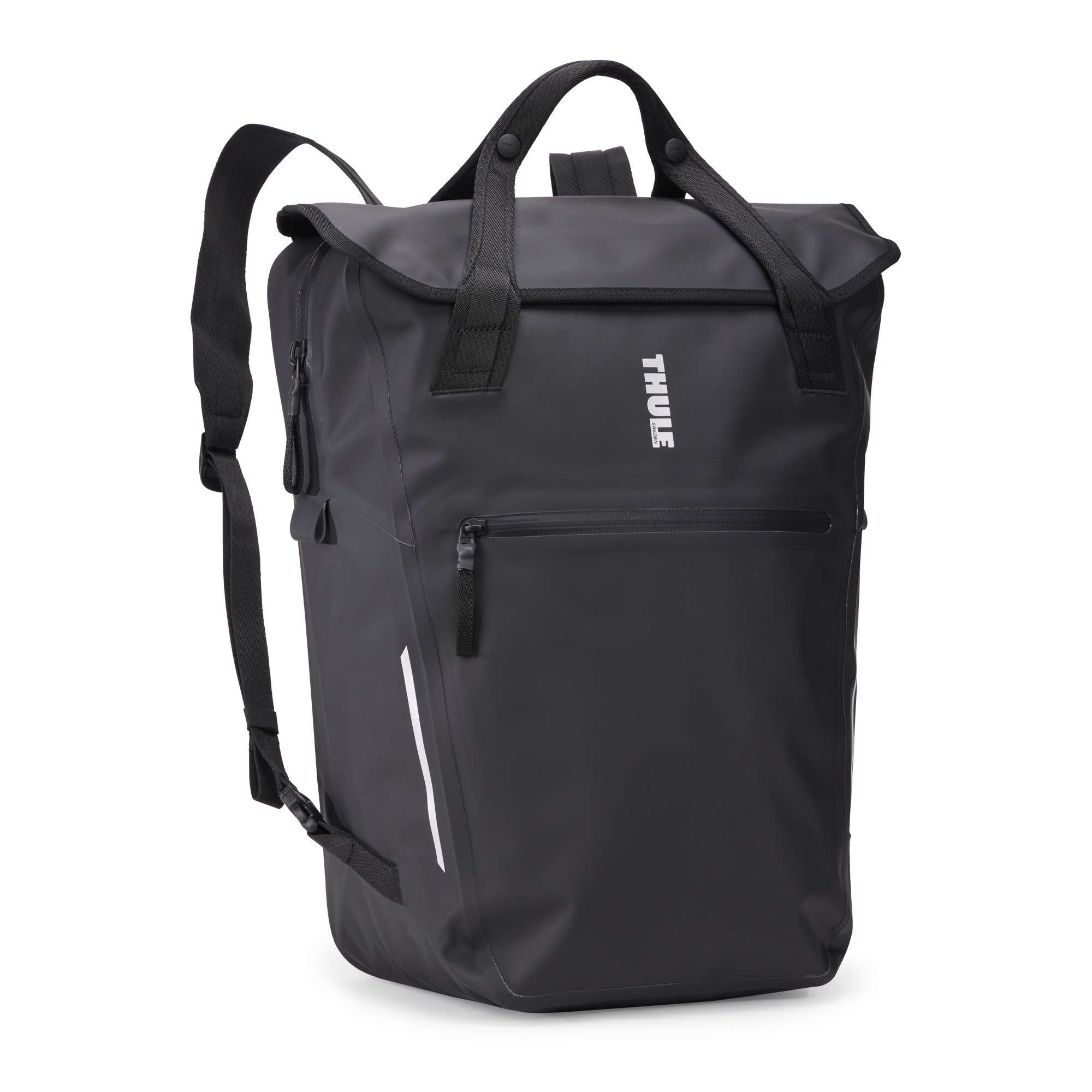 Thule Shield Backpack with InLock 23L in Black — front view # color_Black