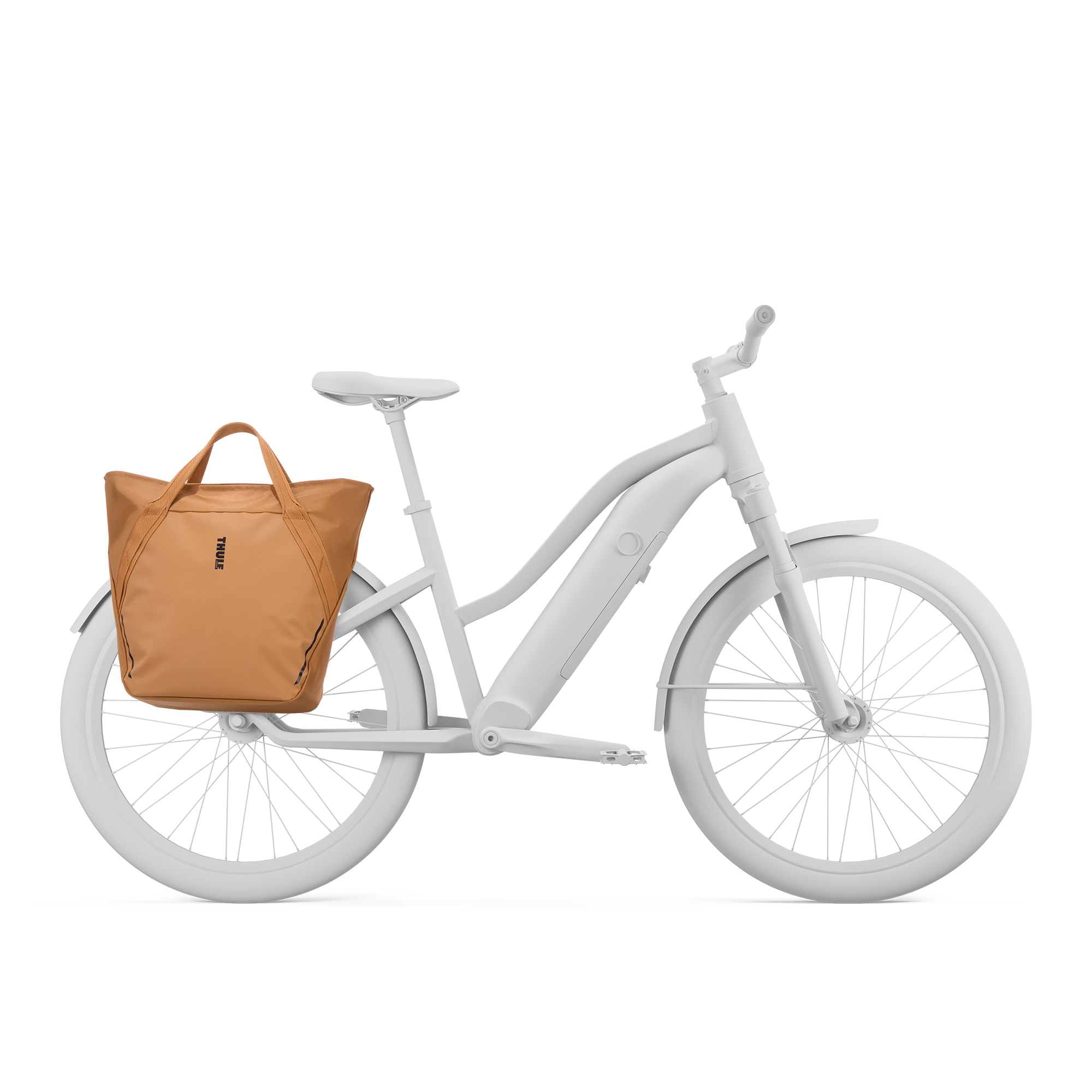 Thule Chasm Tote with InLock 25L in Dusted Orange — angle view 2 # color_Dusted Orange