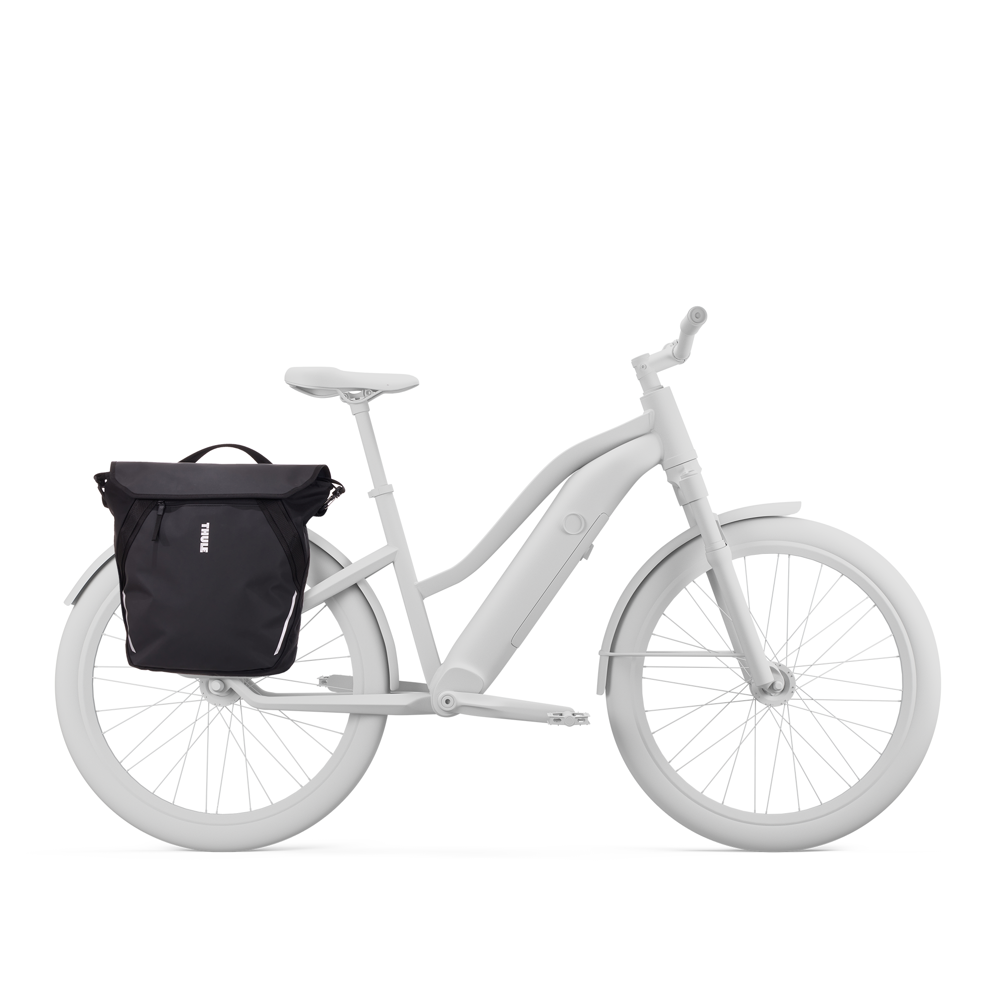 Thule Chasm Courier with InLock 22L in Black — angle view 2 # color_Black