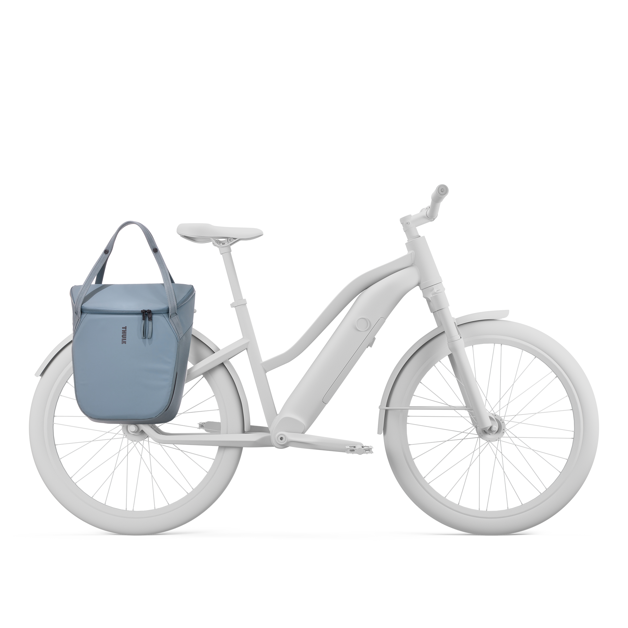 Thule Chasm Cooler with InLock 21L in Mid Blue — angle view 2 # color_Mid Blue