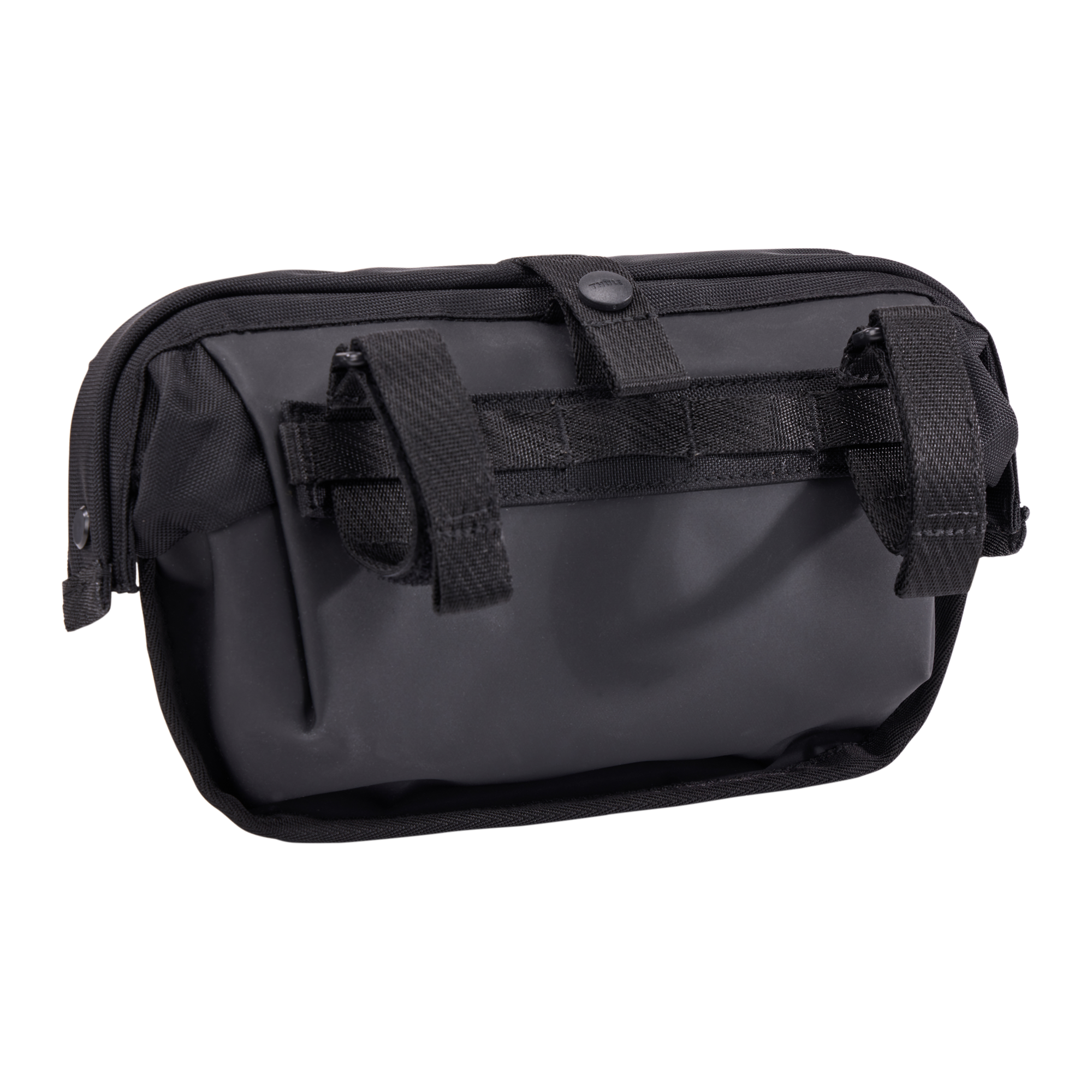 Thule Chasm Handlebar Bag 2L in Black — back view # color_Black