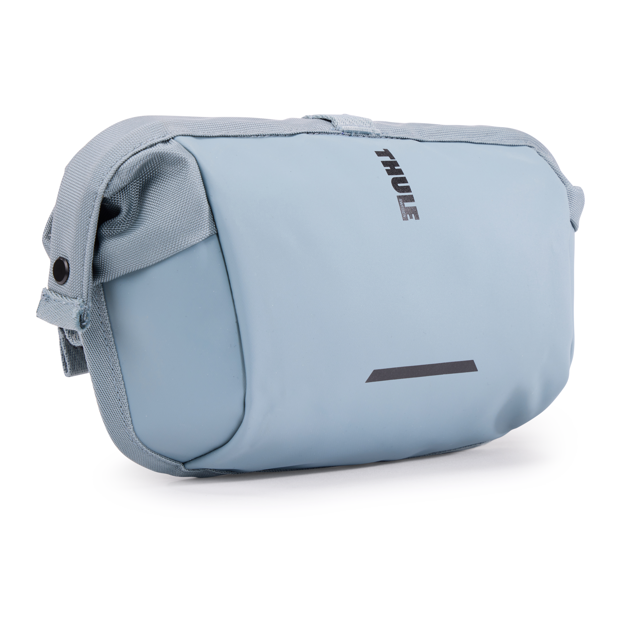 Thule Chasm Handlebar Bag 2L in Mid Blue — front view # color_Mid Blue