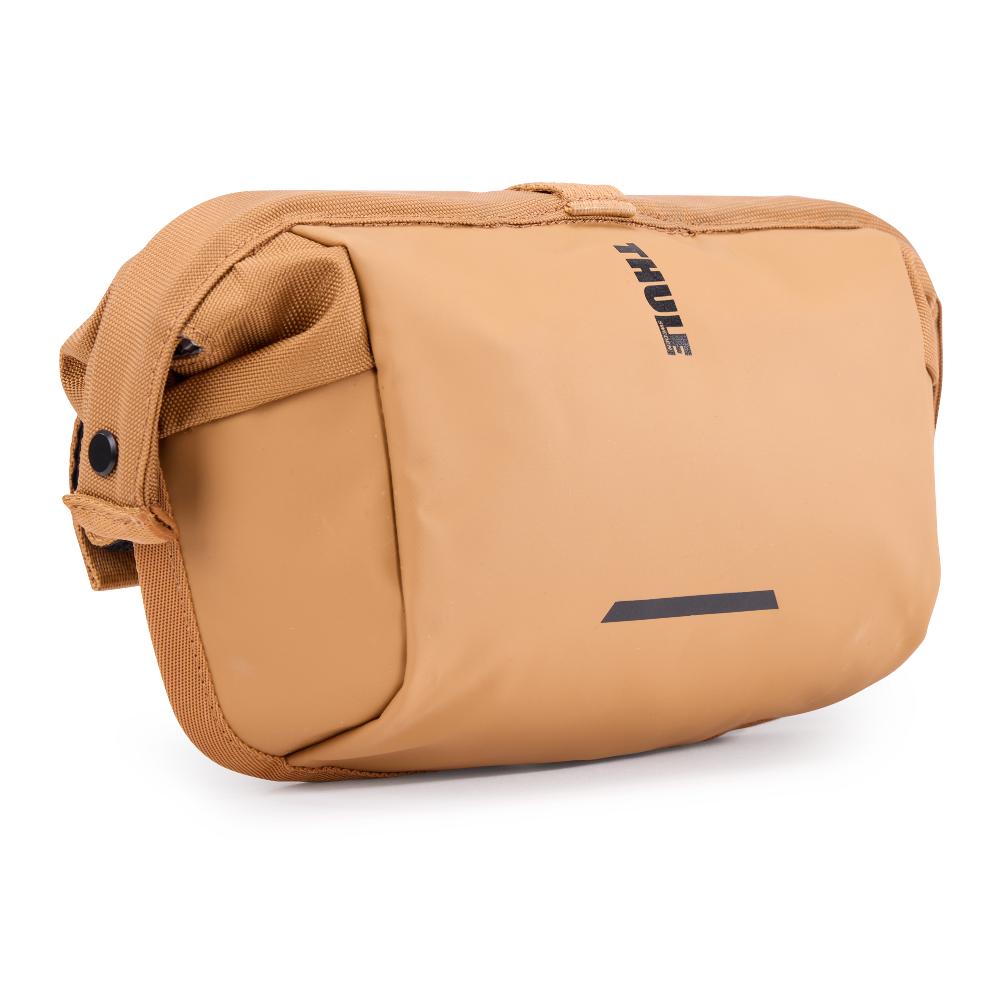Thule Chasm Handlebar Bag 2L in Dusted Orange — front view # color_Dusted Orange