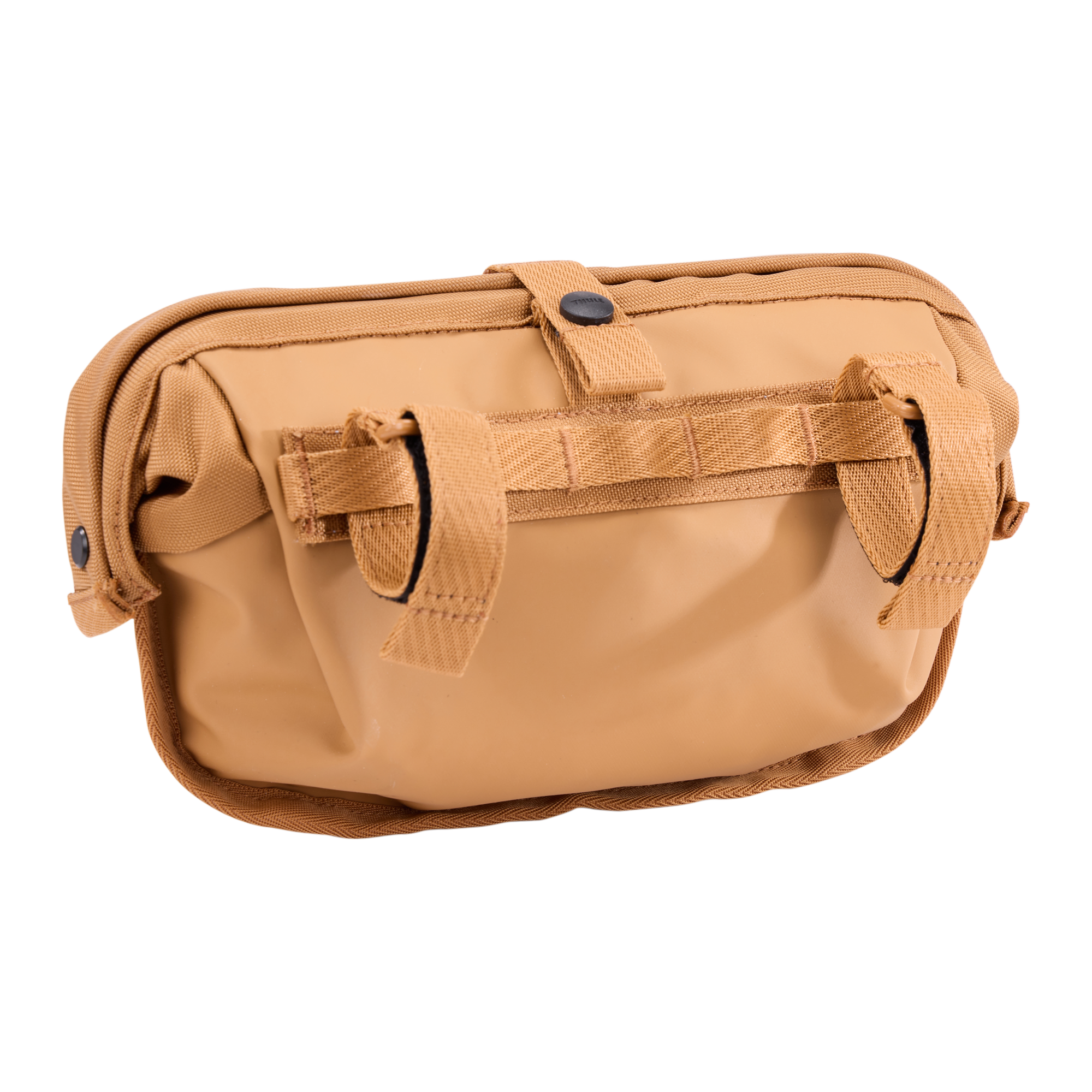 Thule Chasm Handlebar Bag 2L in Dusted Orange — back view # color_Dusted Orange