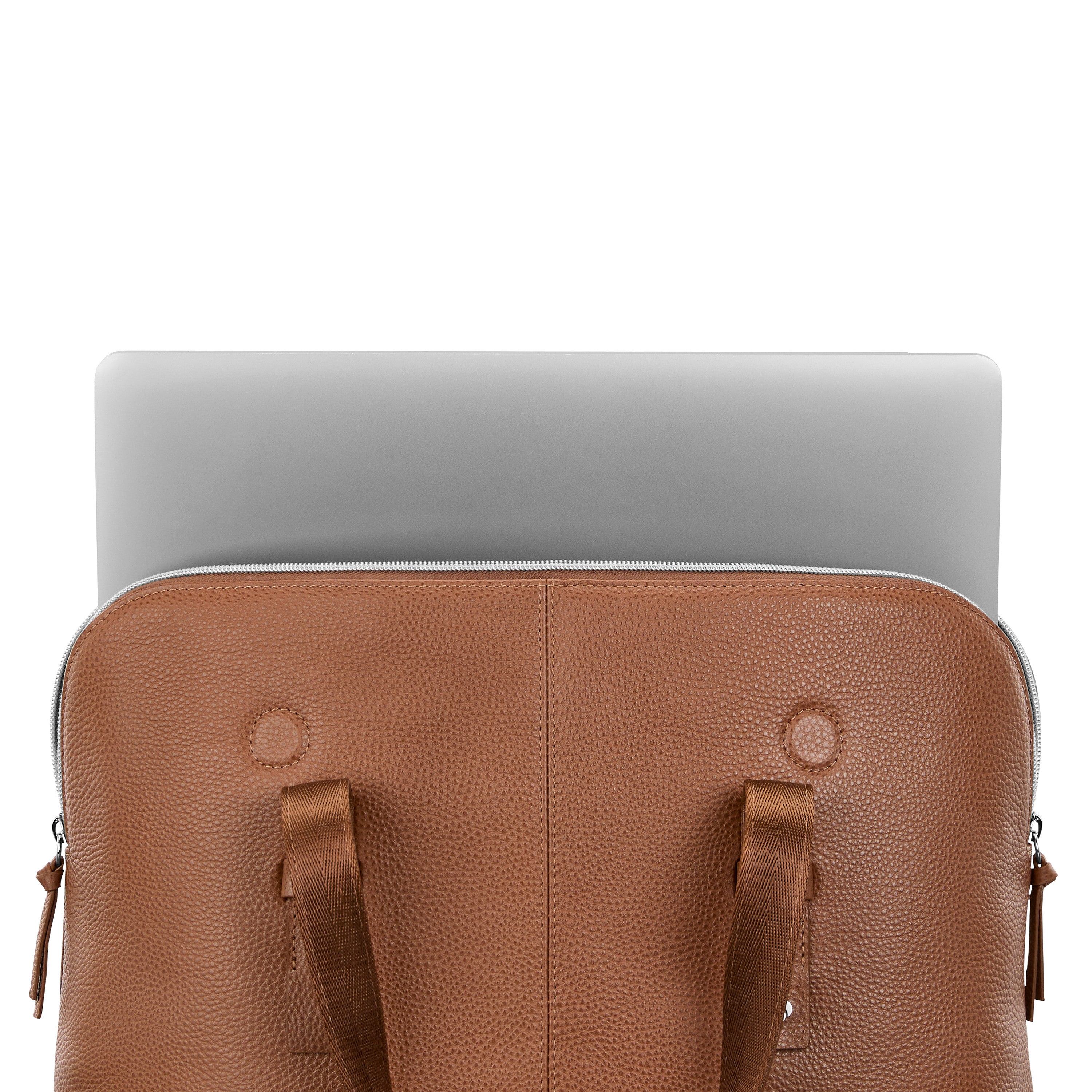 Samsonite Mobile Solution 2 Leather Convertible Brief - COGNAC