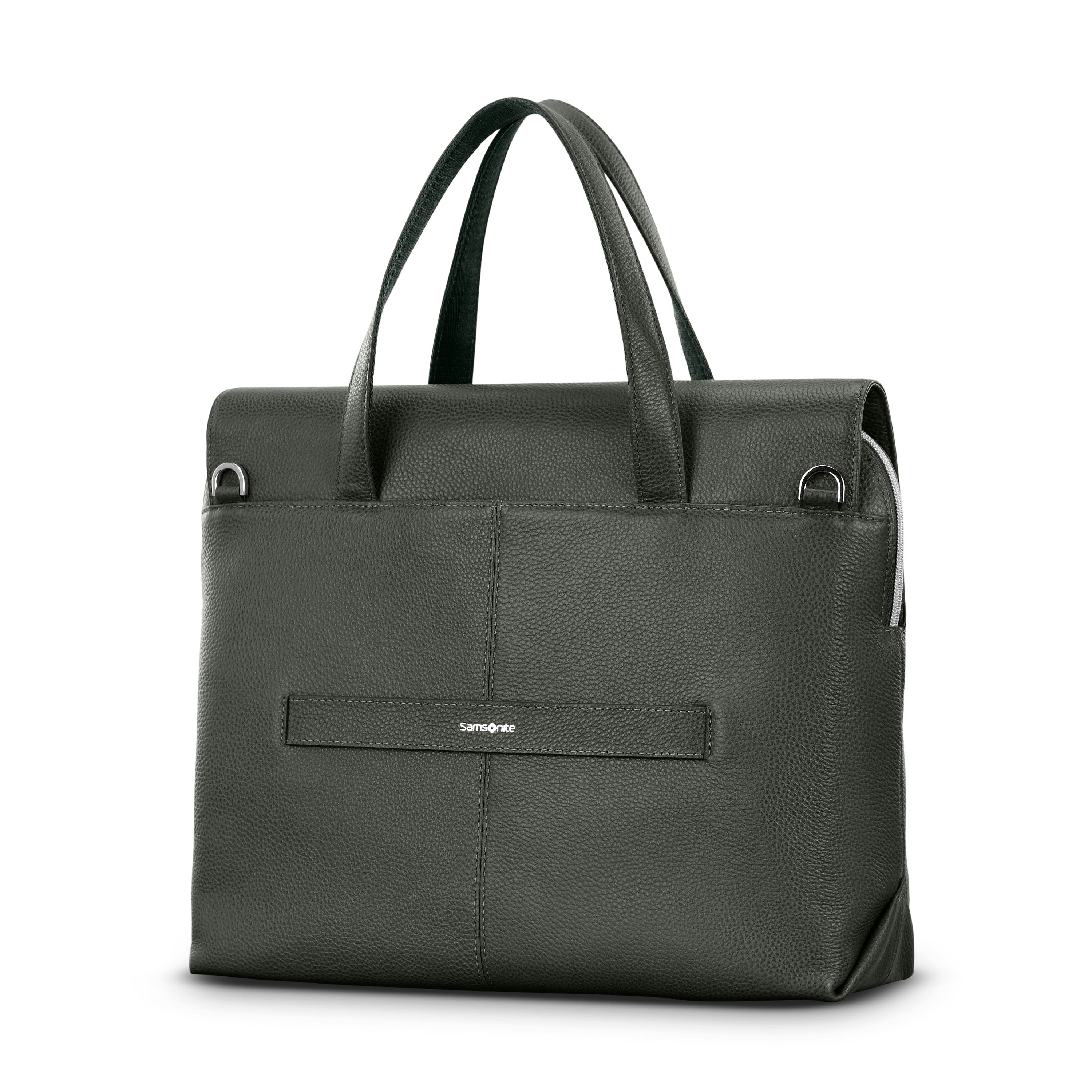 Samsonite Mobile Solution 2 Leather Convertible Brief - OLIVE