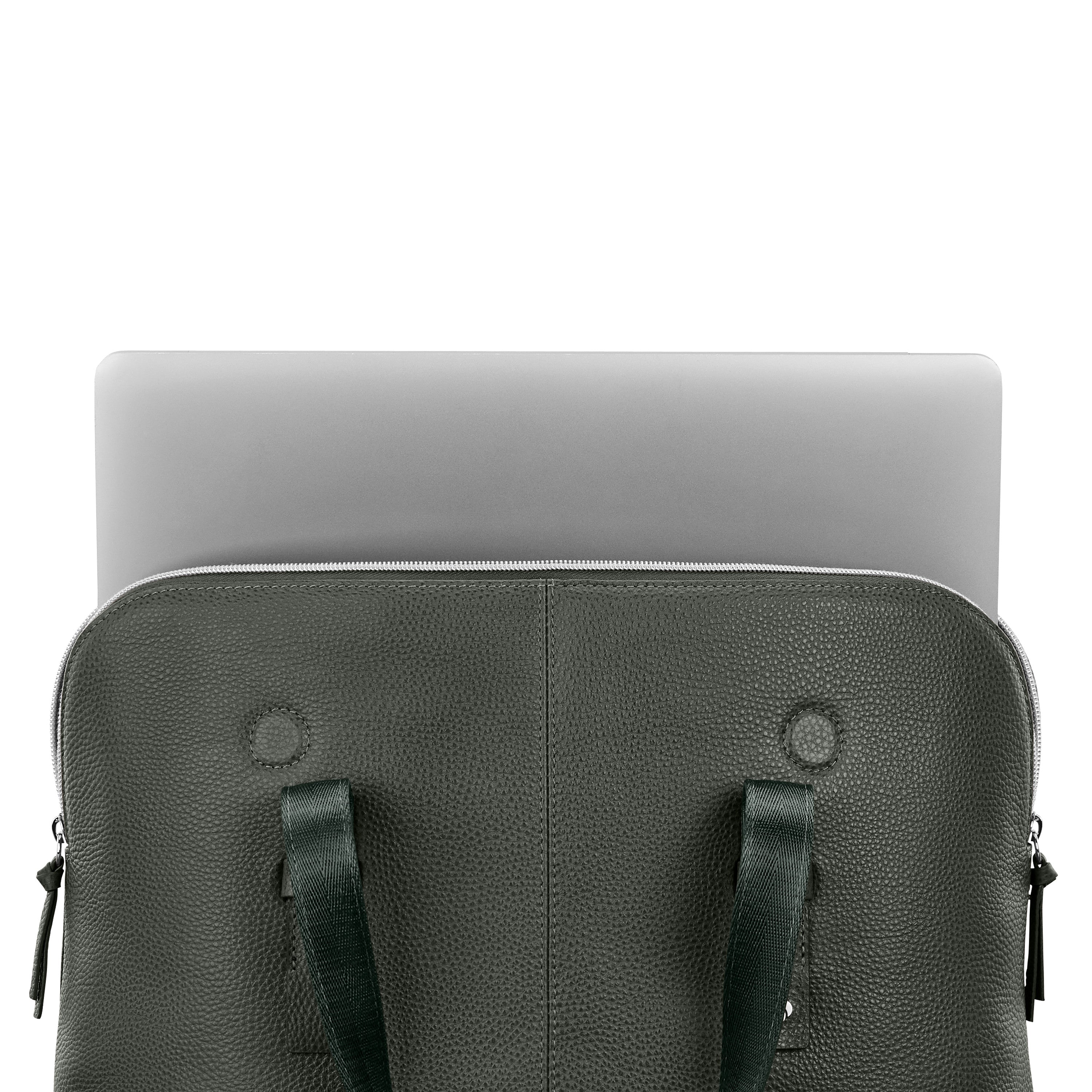 Samsonite Mobile Solution 2 Leather Convertible Brief - OLIVE