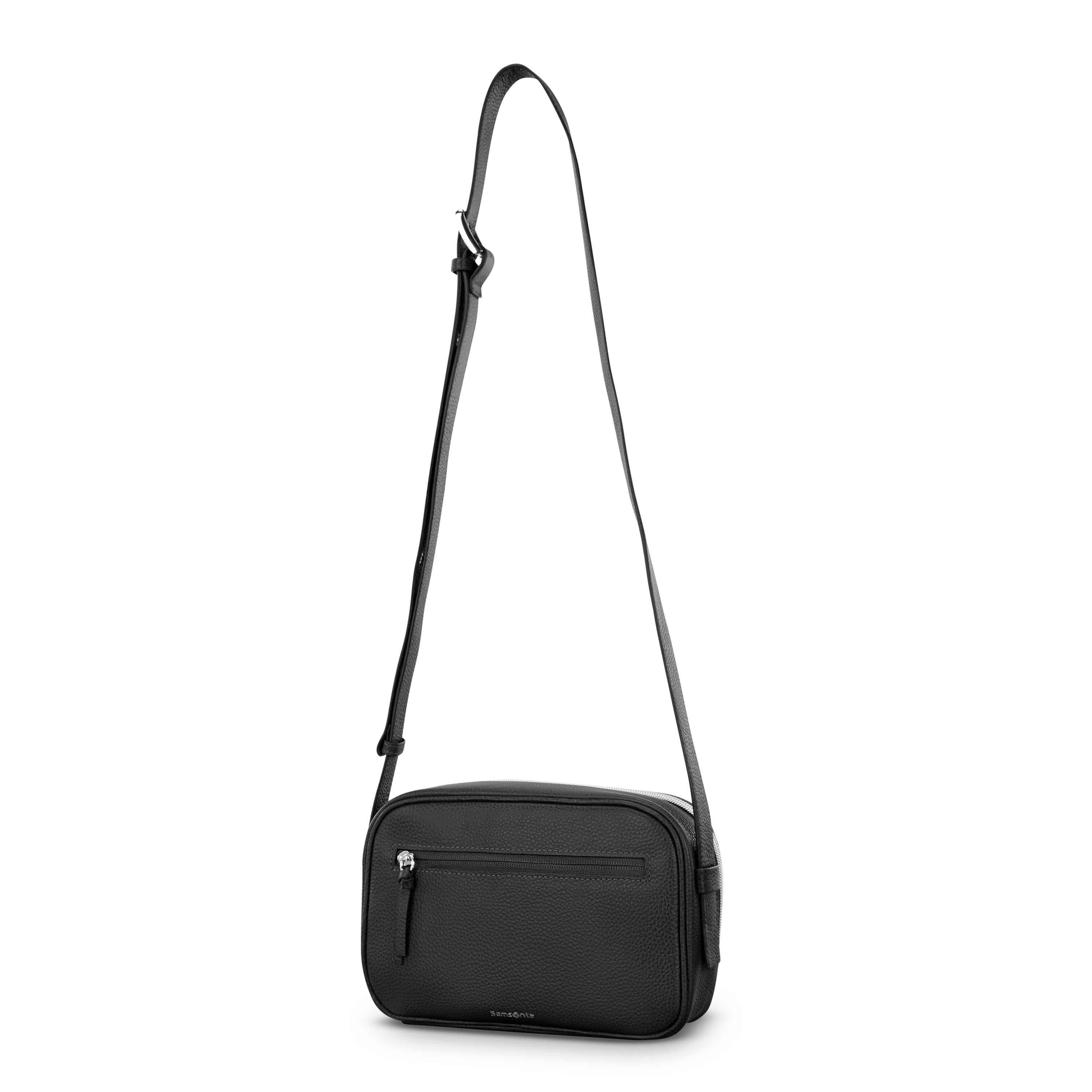 Samsonite Mobile Solution 2 Leather Crossbody - Black