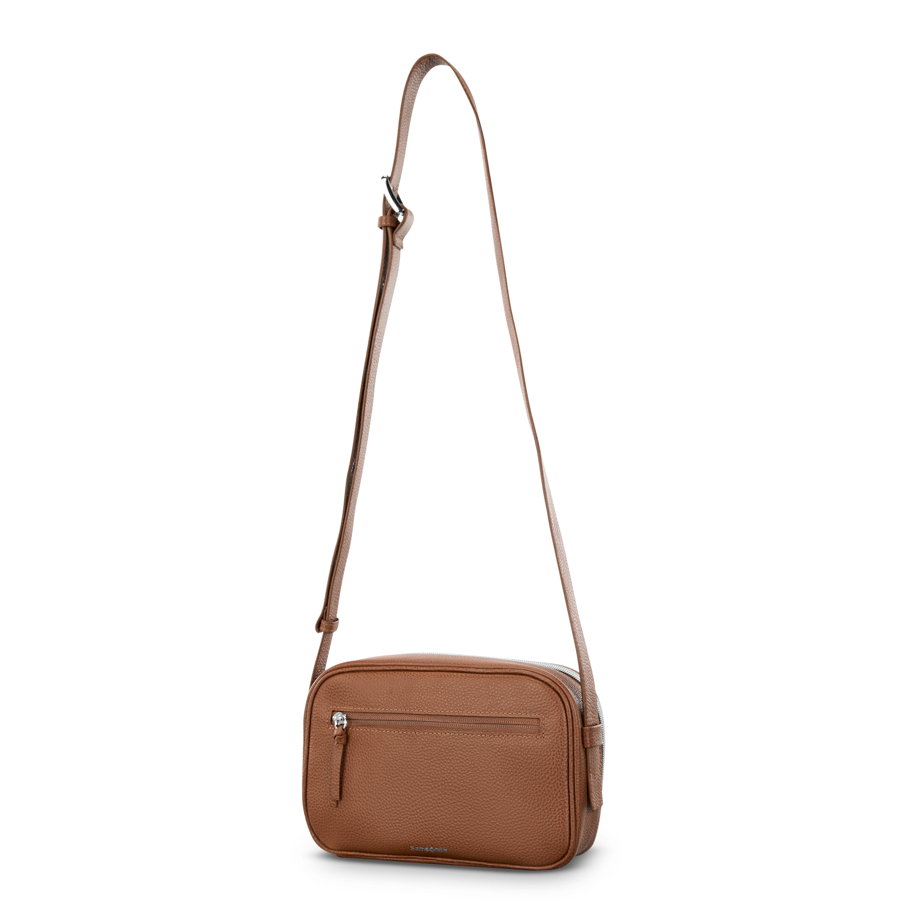 Samsonite Mobile Solution 2 Leather Crossbody - Cognac