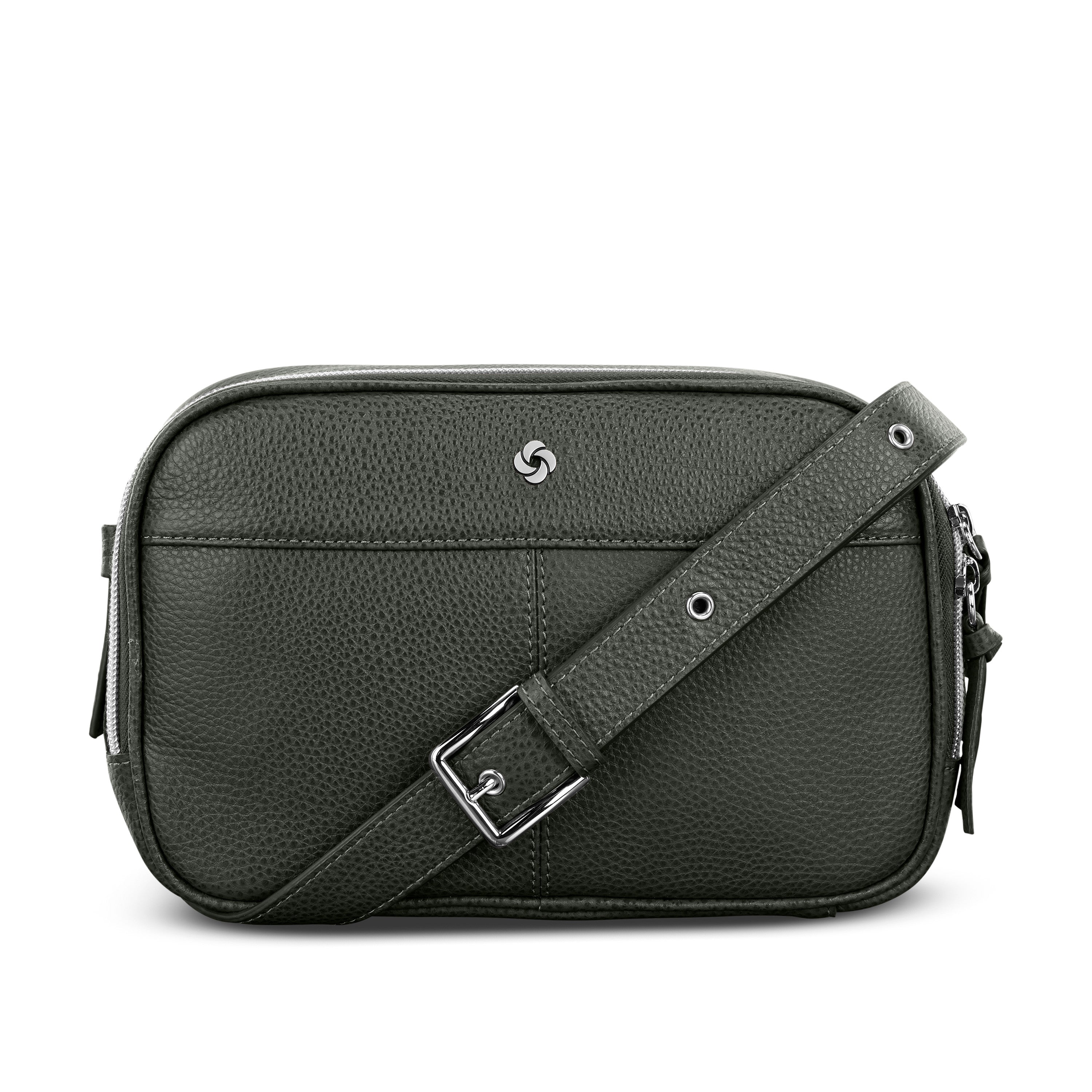 Samsonite Mobile Solution 2 Leather Crossbody - Olive