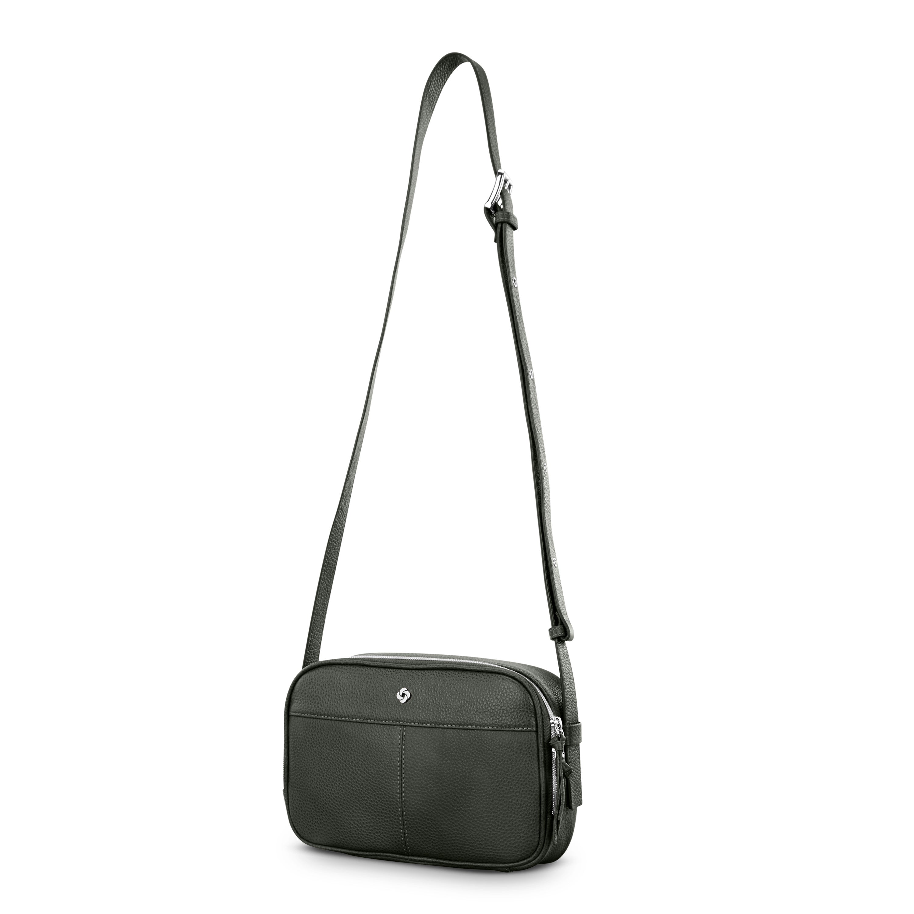 Samsonite Mobile Solution 2 Leather Crossbody - Olive