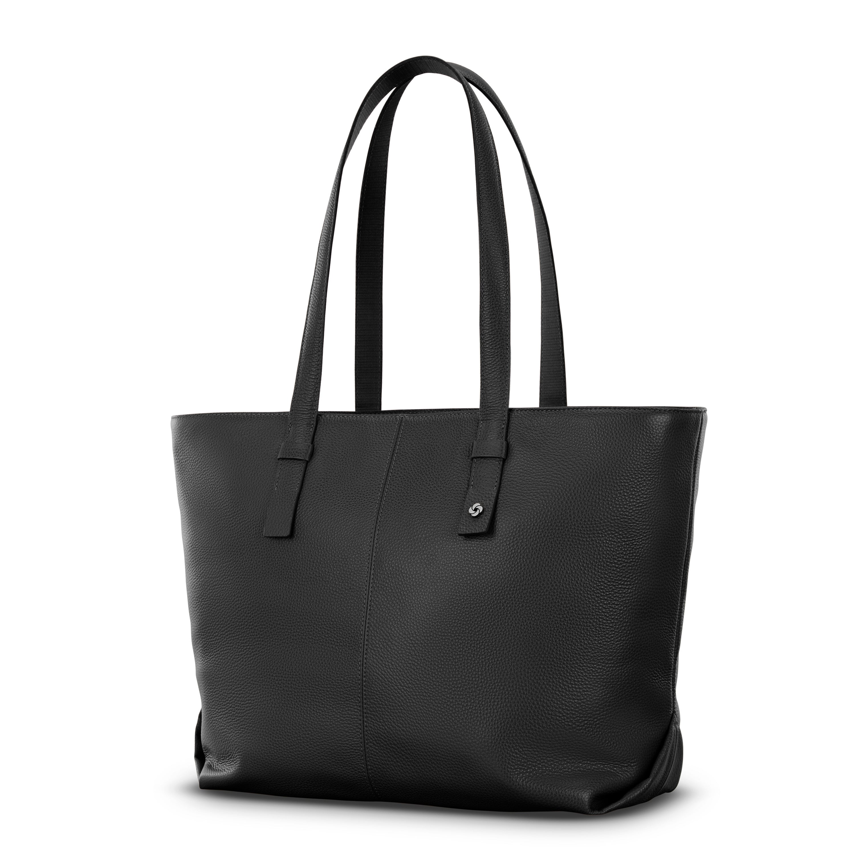 Samsonite Mobile Solution 2 Leather Tote - BLACK