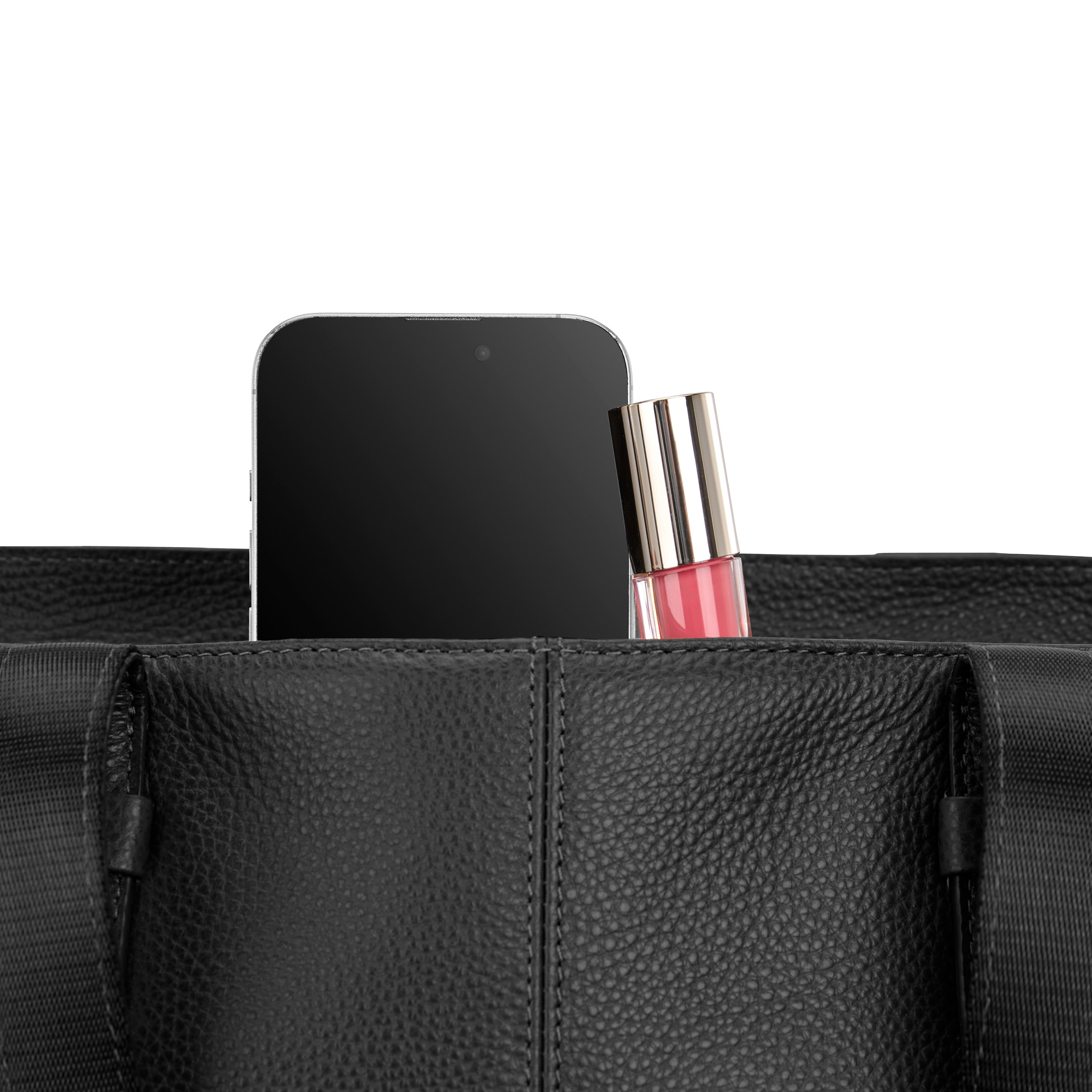 Samsonite Mobile Solution 2 Leather Tote - BLACK