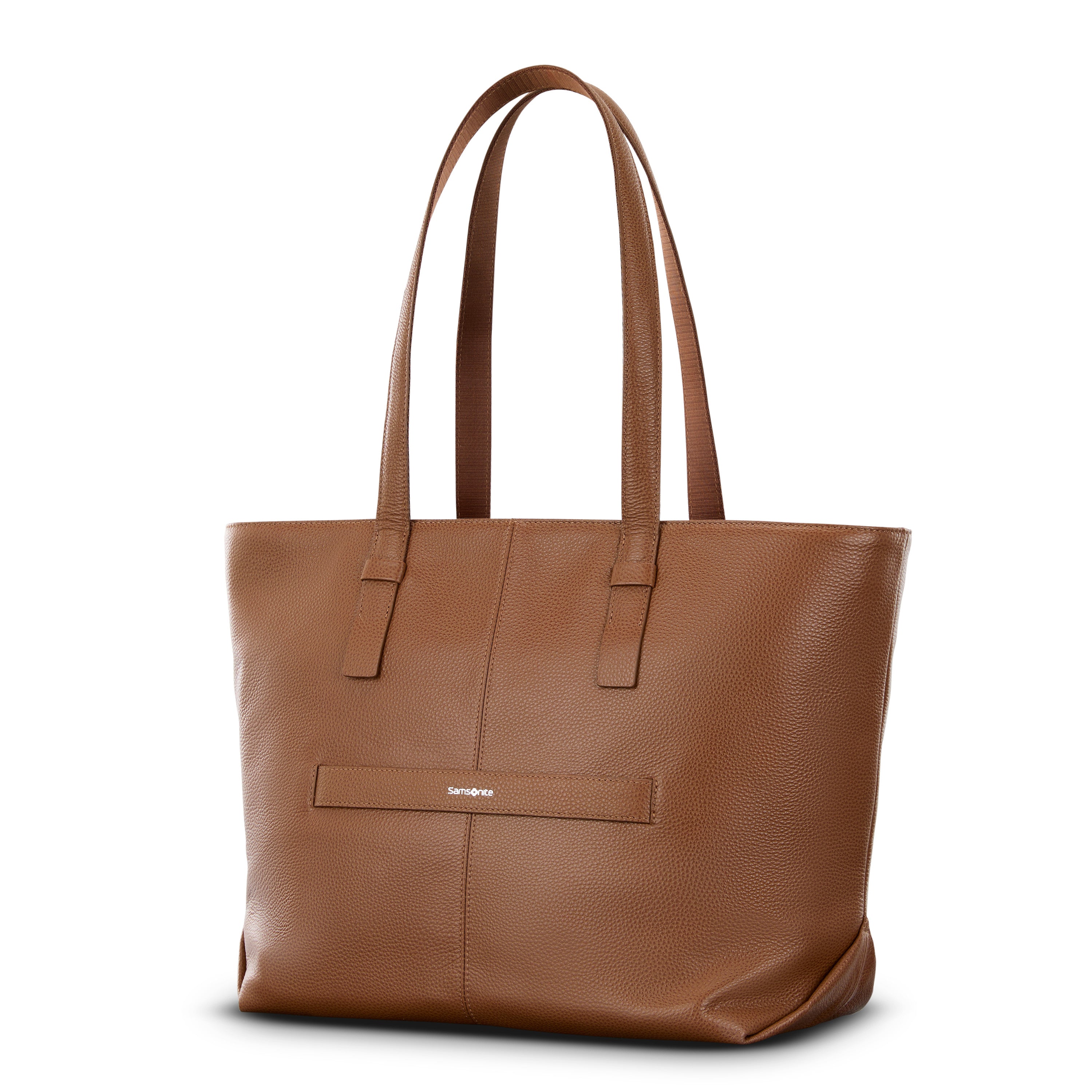 Samsonite Mobile Solution 2 Leather Tote - COGNAC